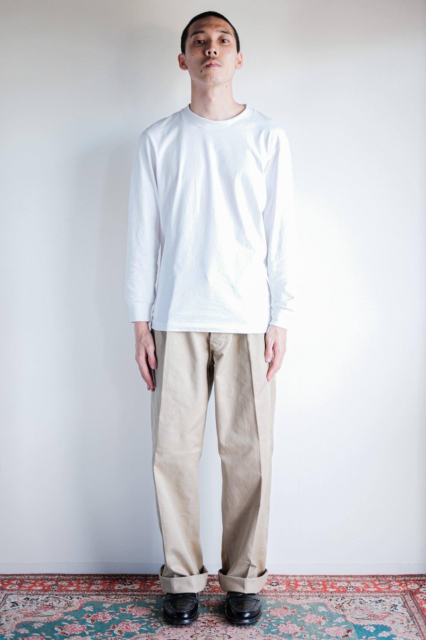 【~60's】French Army M52 Chino Trousers Size.32 "Dead Stock"