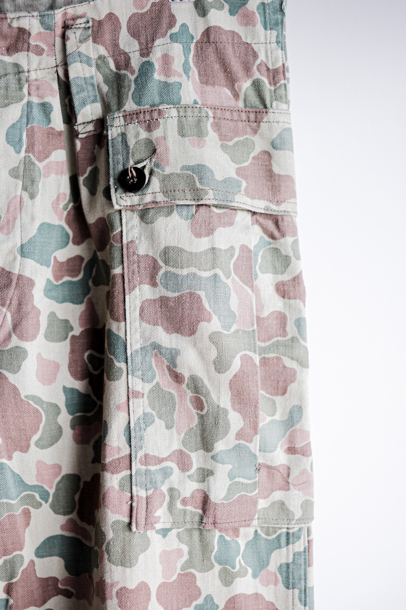 【~50's】Dutch Army Frogskin Camouflage Field Trousers Size.46