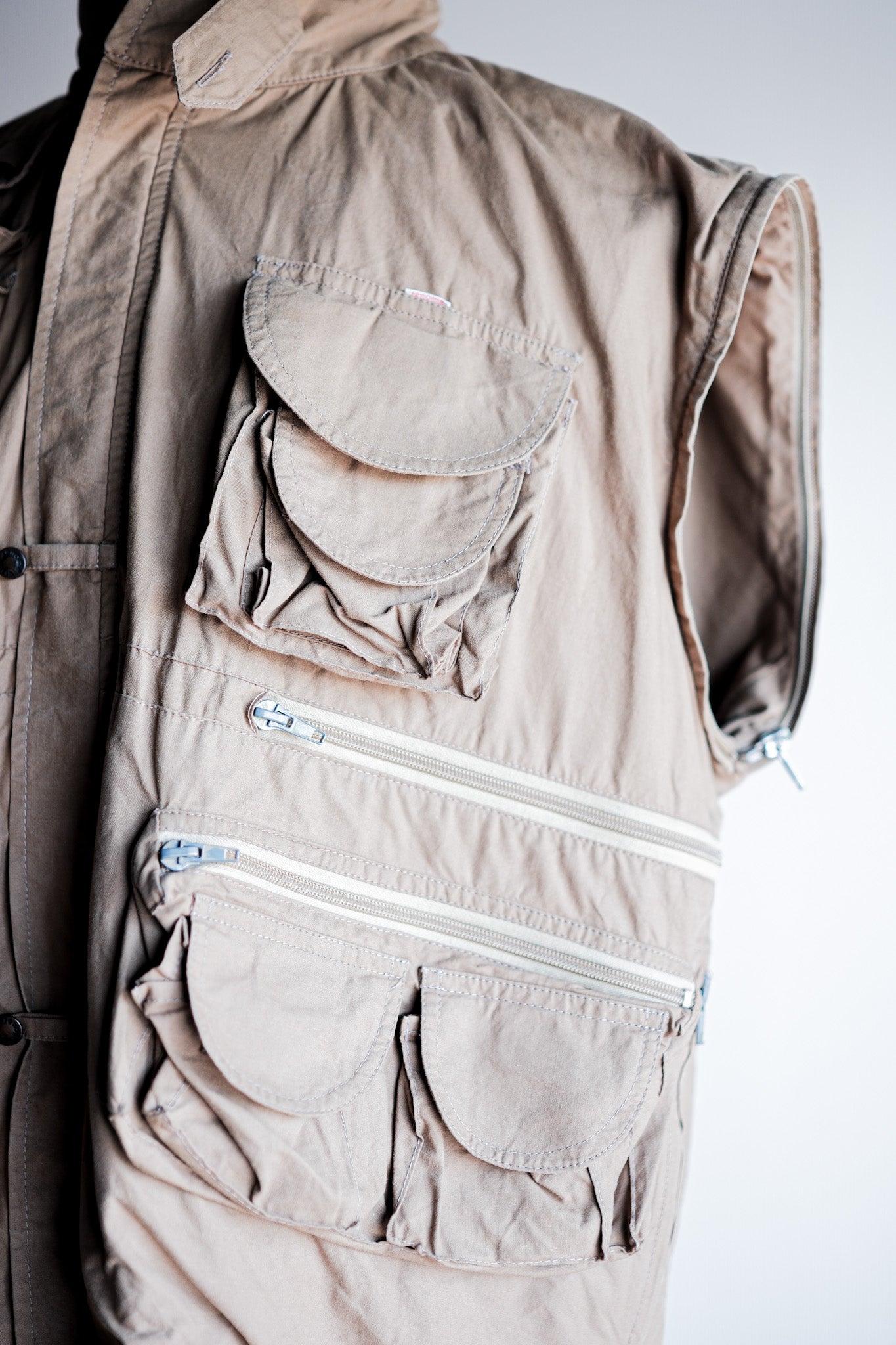 【~90's】Old Renoma Paris Multi Pocket Photographer Vest Size.48/50