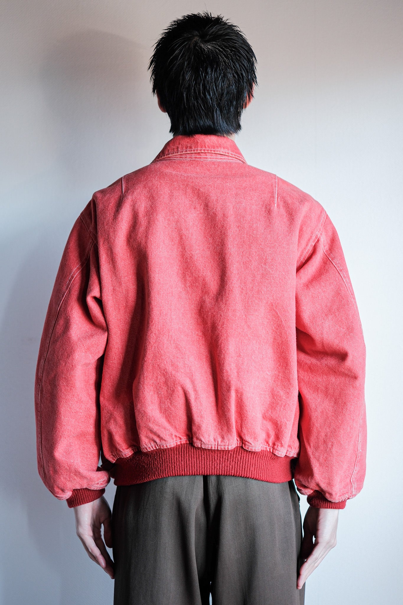 【~90's】Old PINK HOUSE Red Denim Blouson