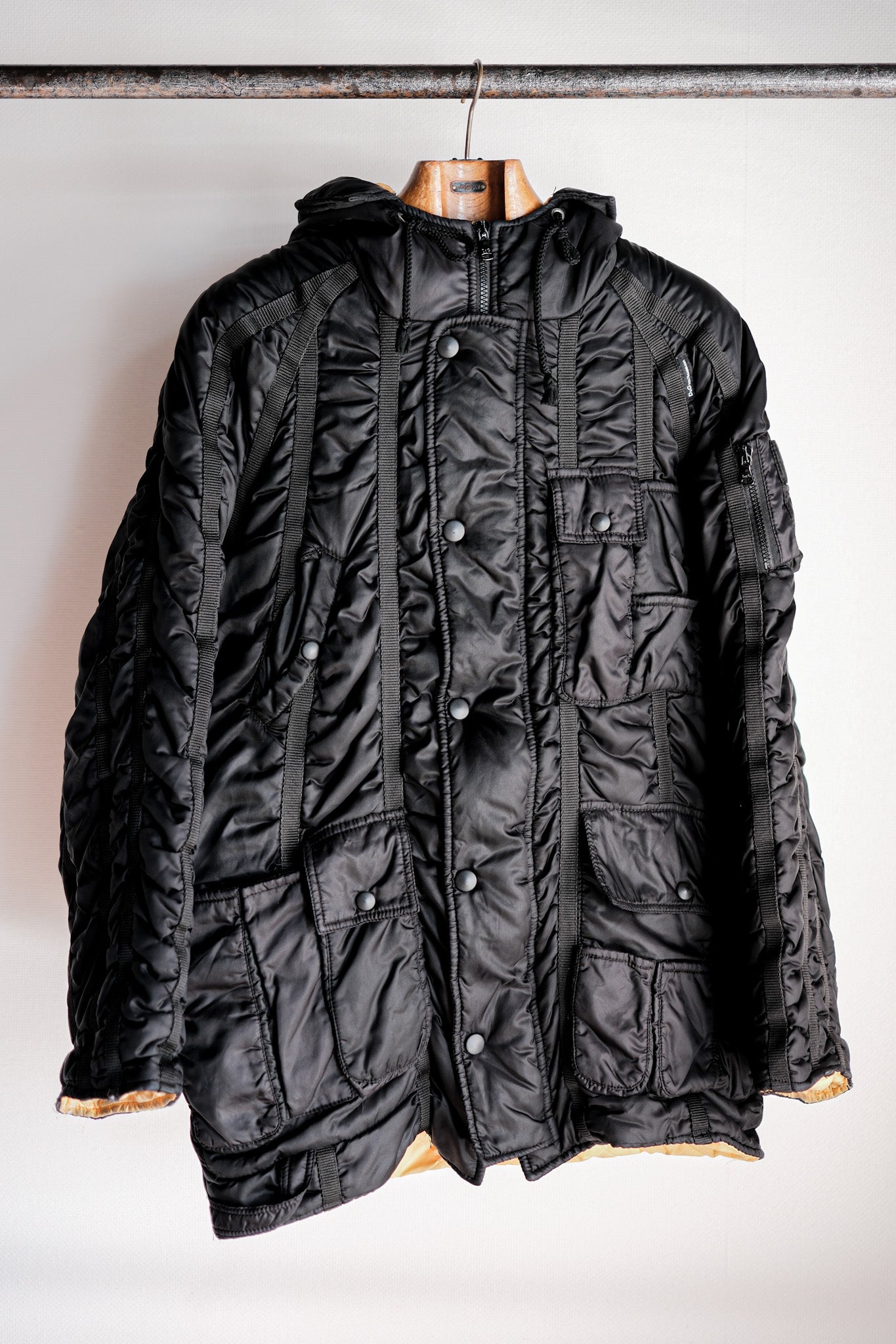 【~00's】Old DOLCE & GABBANA Multi Pocket Puffer Jacket Size.46