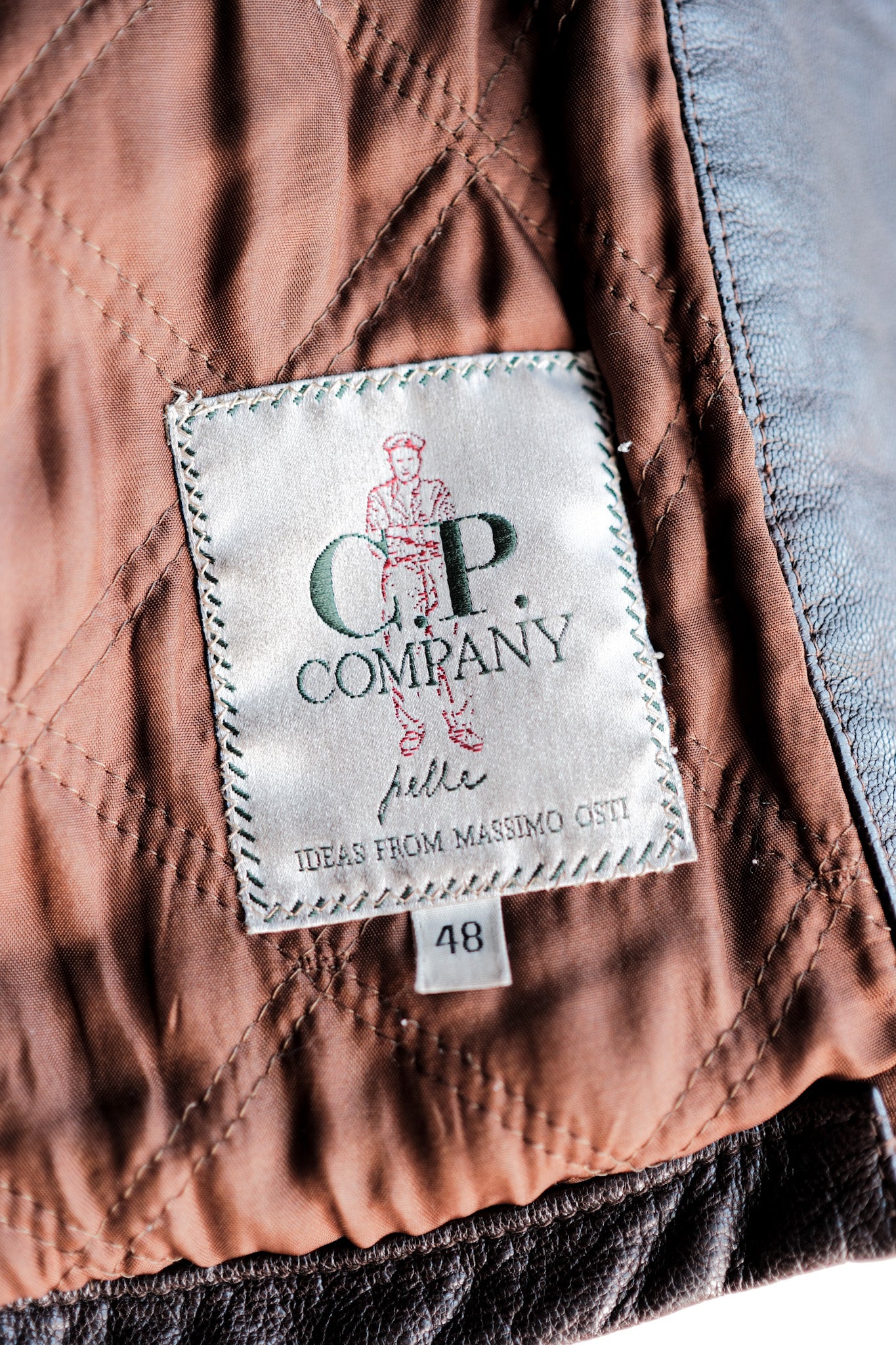 【~80’s】Old C.P.Company Leather Jacket Size.48