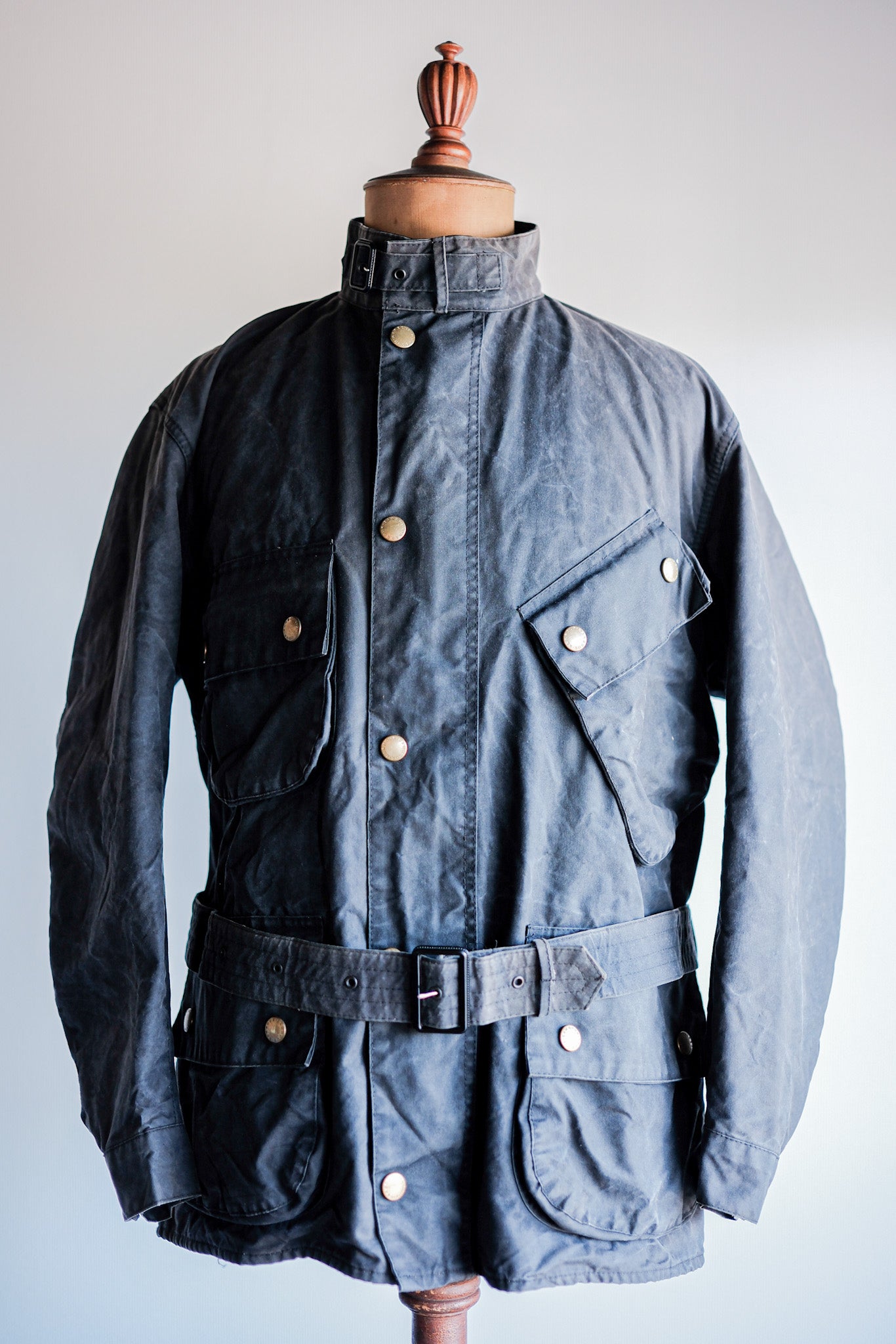 【~90's】Vintage Barbour "BEACON JACKET" 3 Crest "Unusual Lining"
