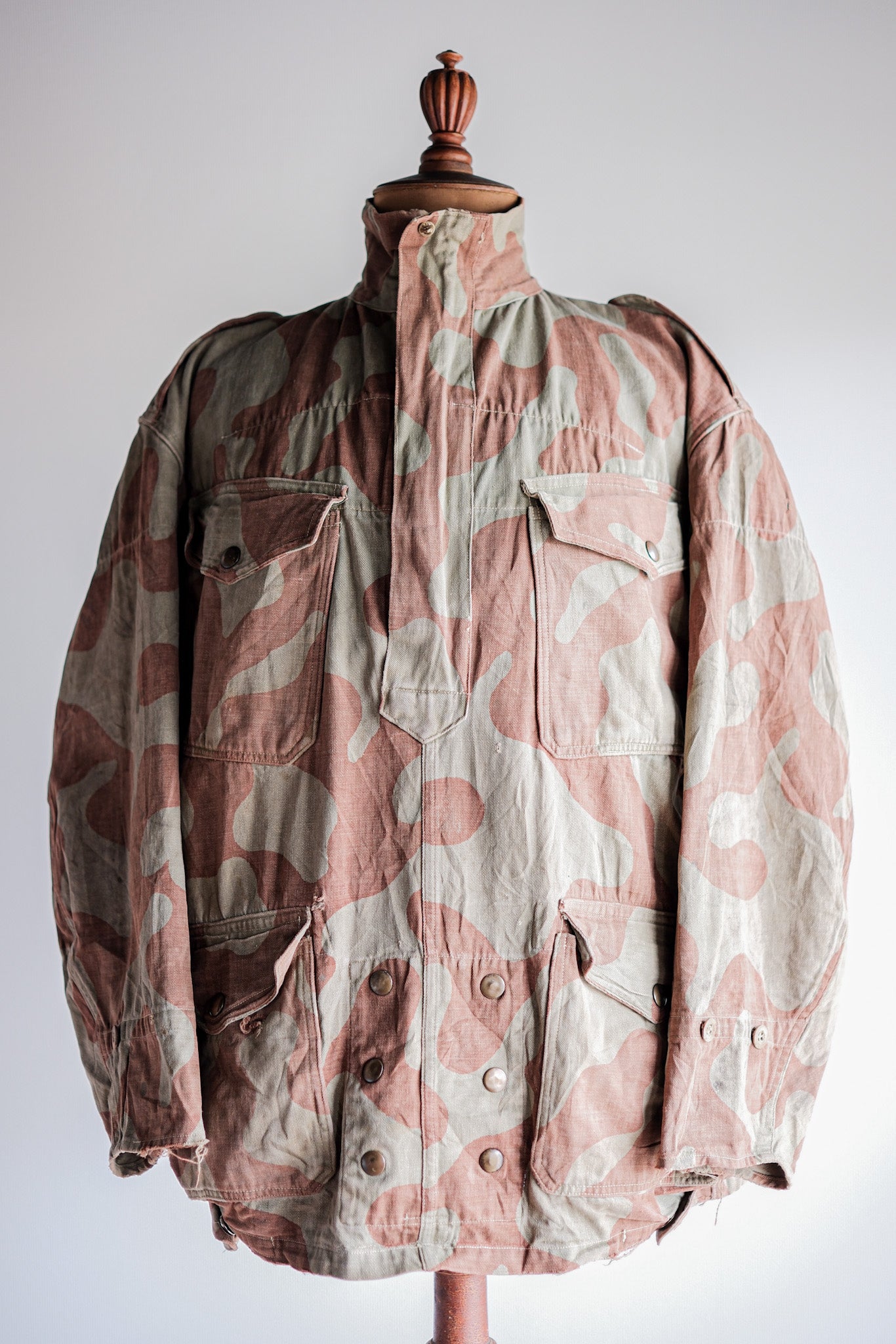 【~50's】Belgium Army Bataillon de Corée Camouflage Denison Smock