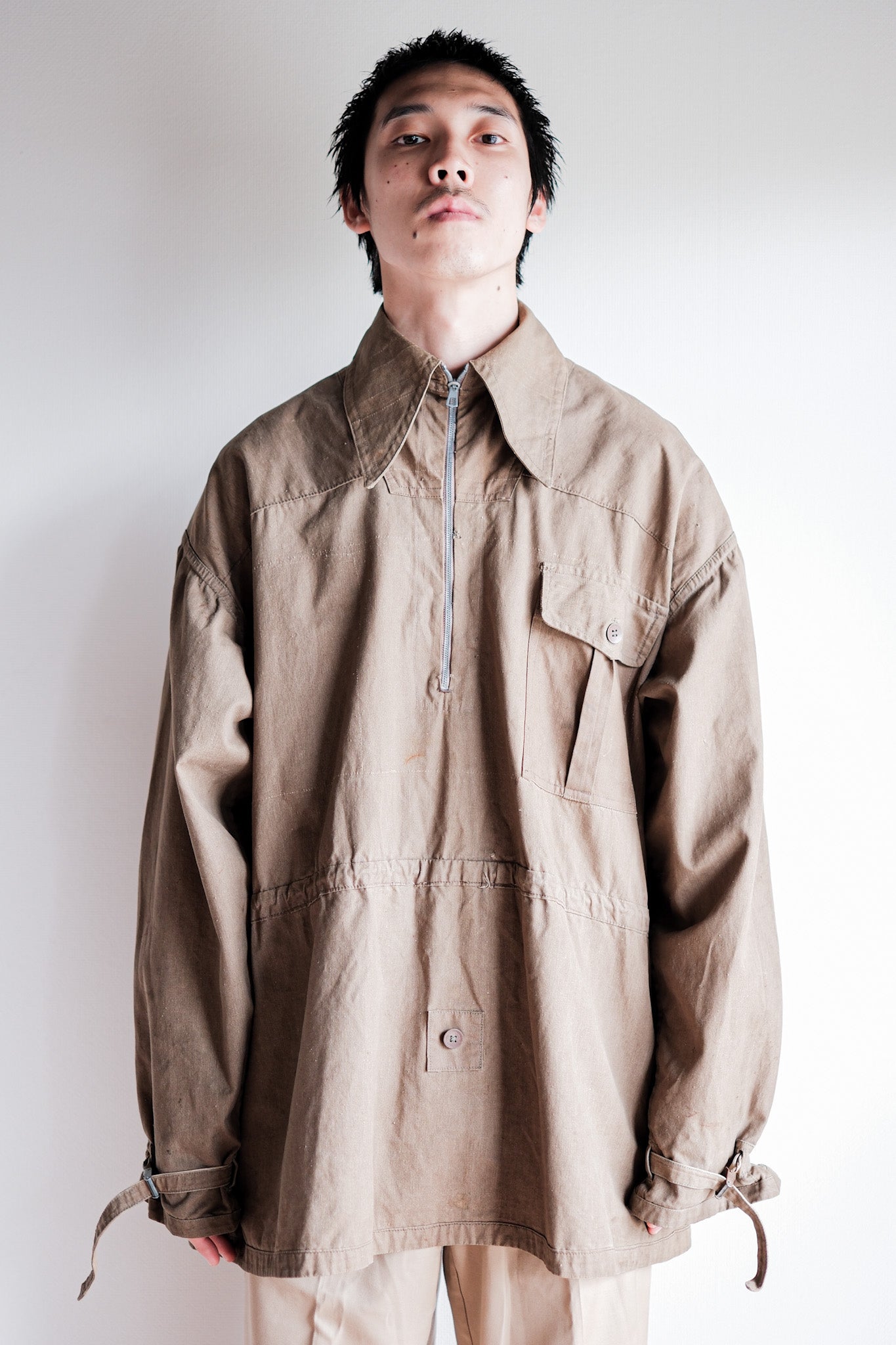 【~40's】German Army M42 Gebirgsjäger Reversible Windbluse "1st Type" "Original Modified"