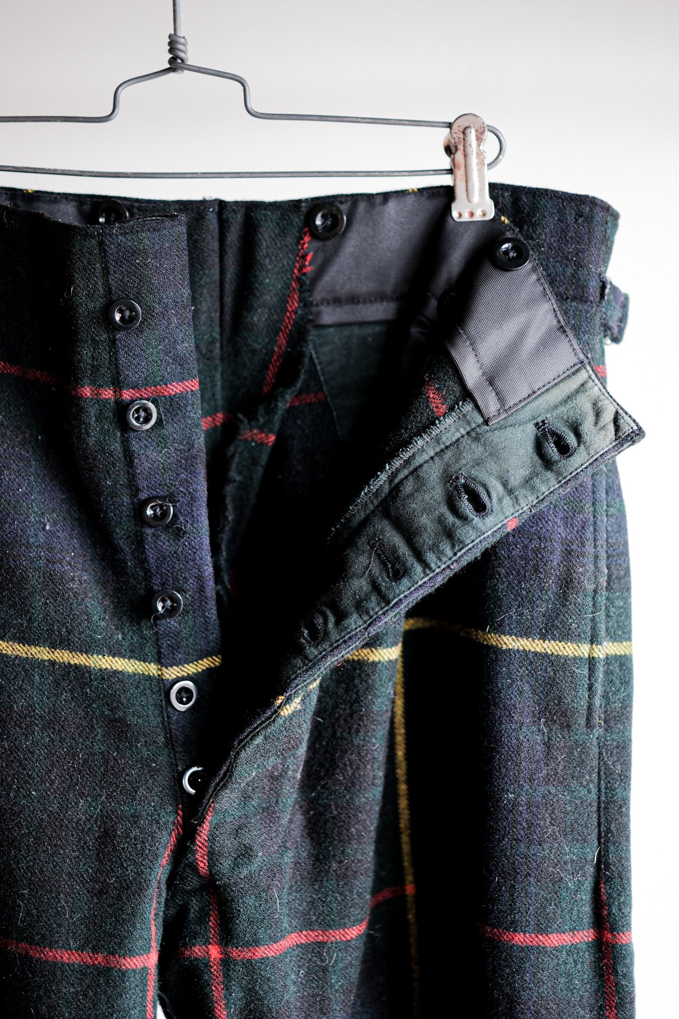 【~60's】Scottish Military Ceremony Wool Trousers Size.9
