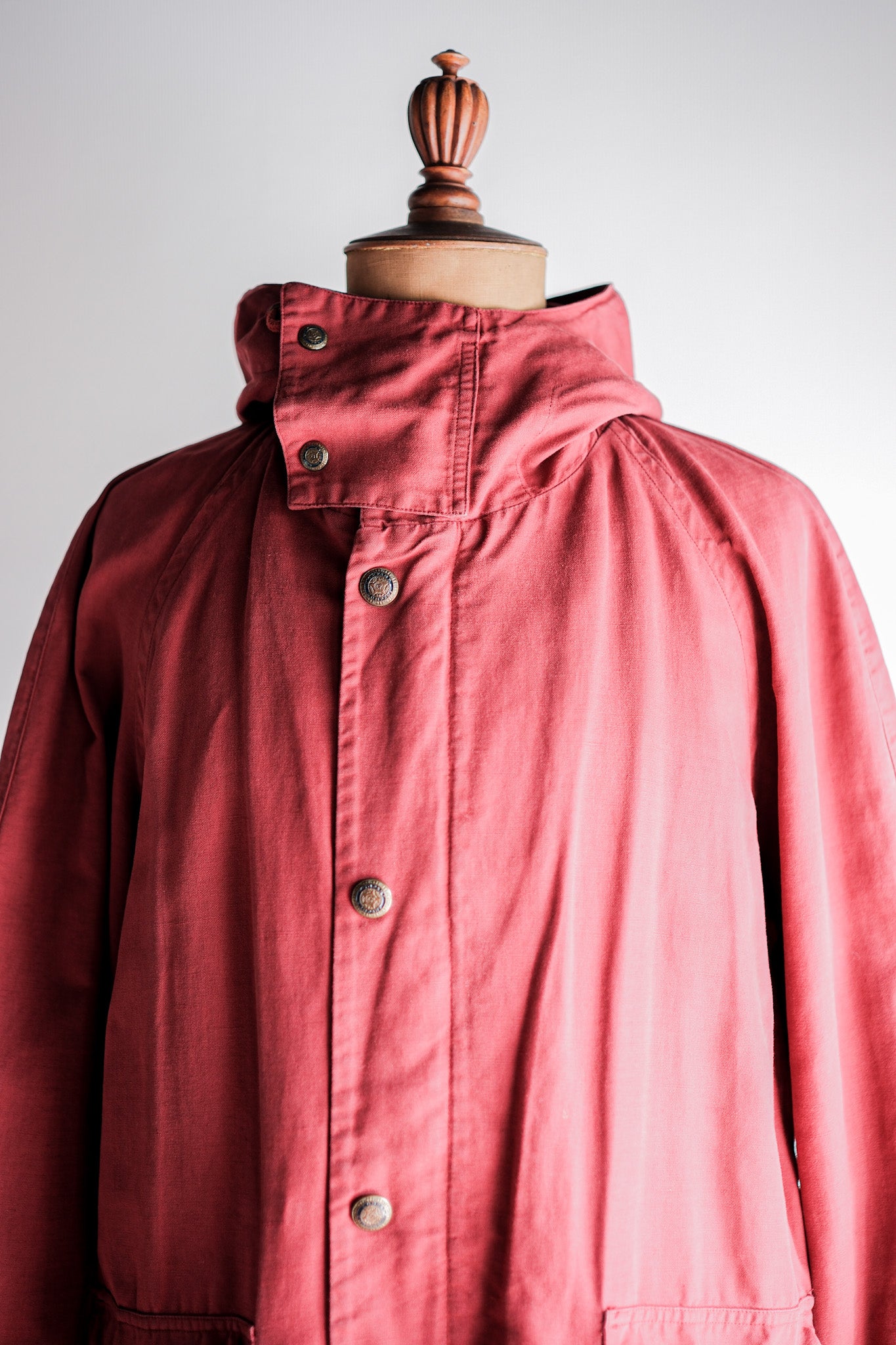 【~80’s】Old C.P.Company Garment Dyed Cotton Linen Parka Size.48