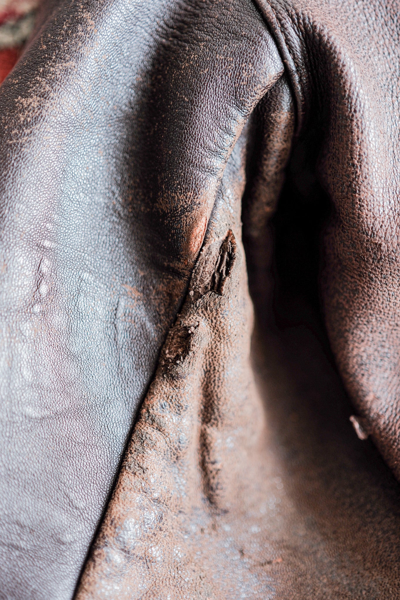 【~40's】French Vintage Hartmann Type Leather Jacket