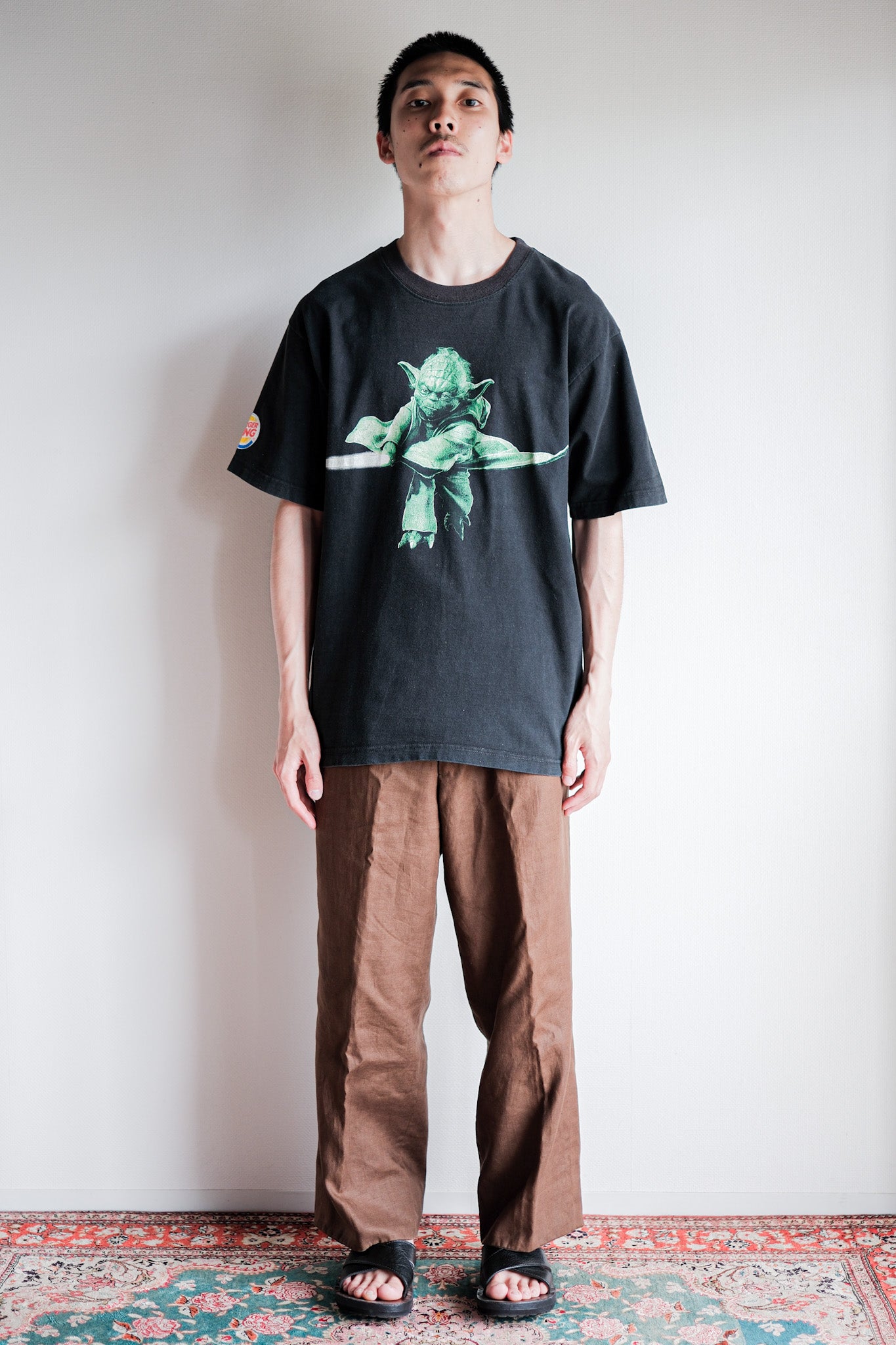 【~00's】Vintage Movie Print T-shirt Size.L "Star Wars Episode III × BURGER KING"