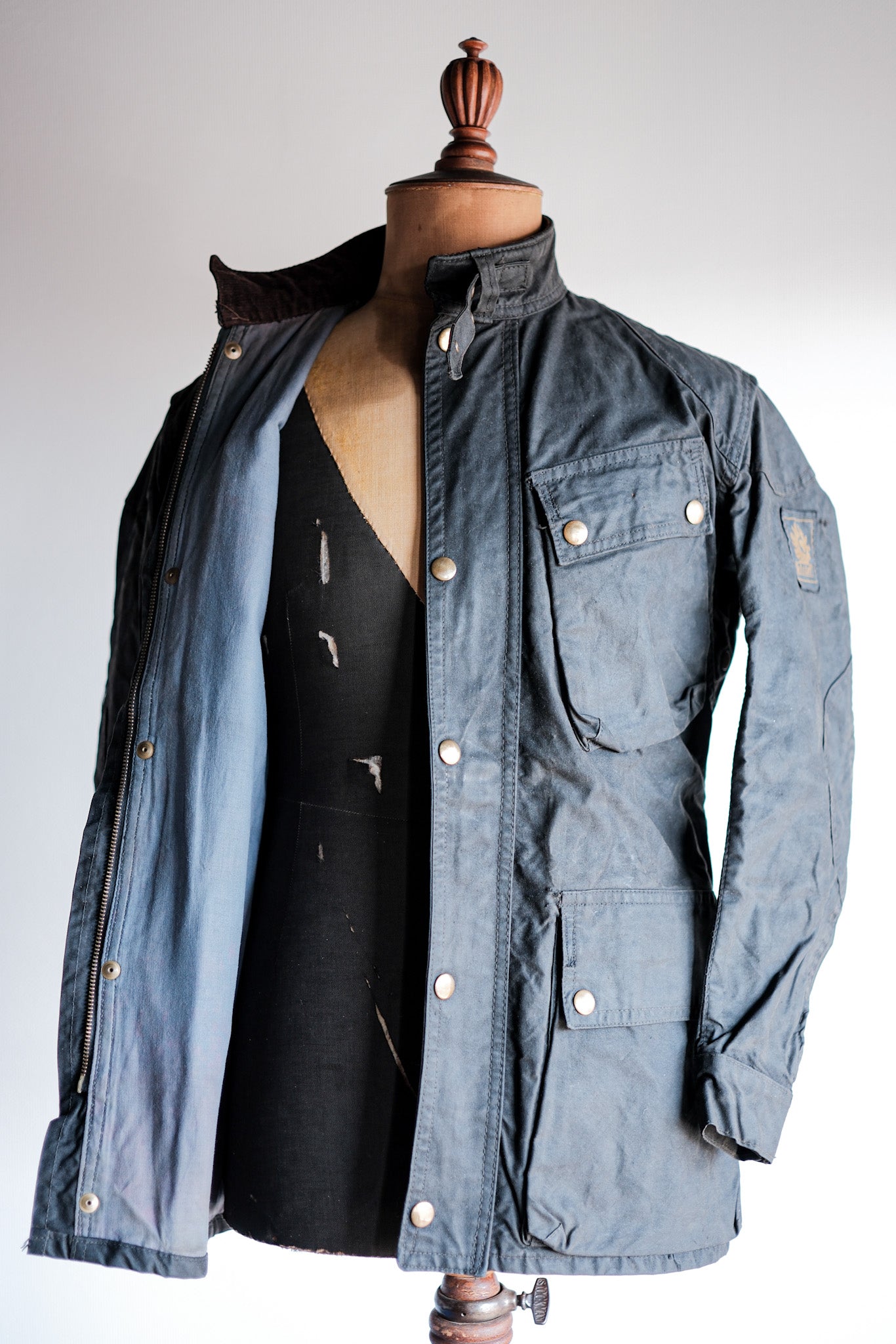 【~60's】Vintage Belstaff Waxed Jacket Size.34 "TRIALMASTER"