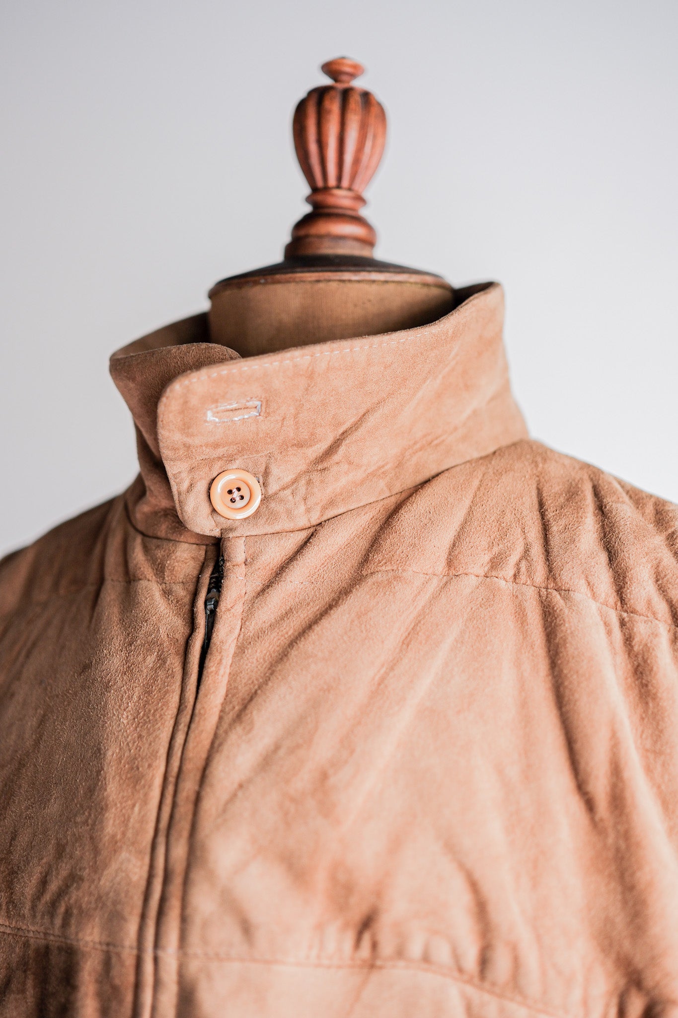 【~80's】Old GIORGIO ARMANI Suede Leather Jacket