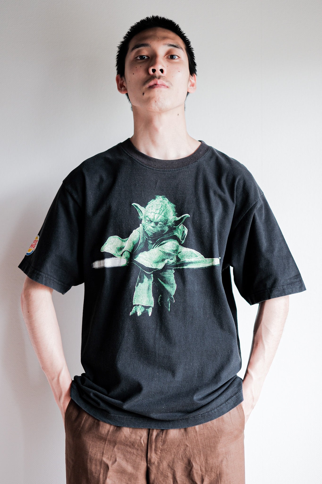 【~00's】Vintage Movie Print T-shirt Size.L "Star Wars Episode III × BURGER KING"
