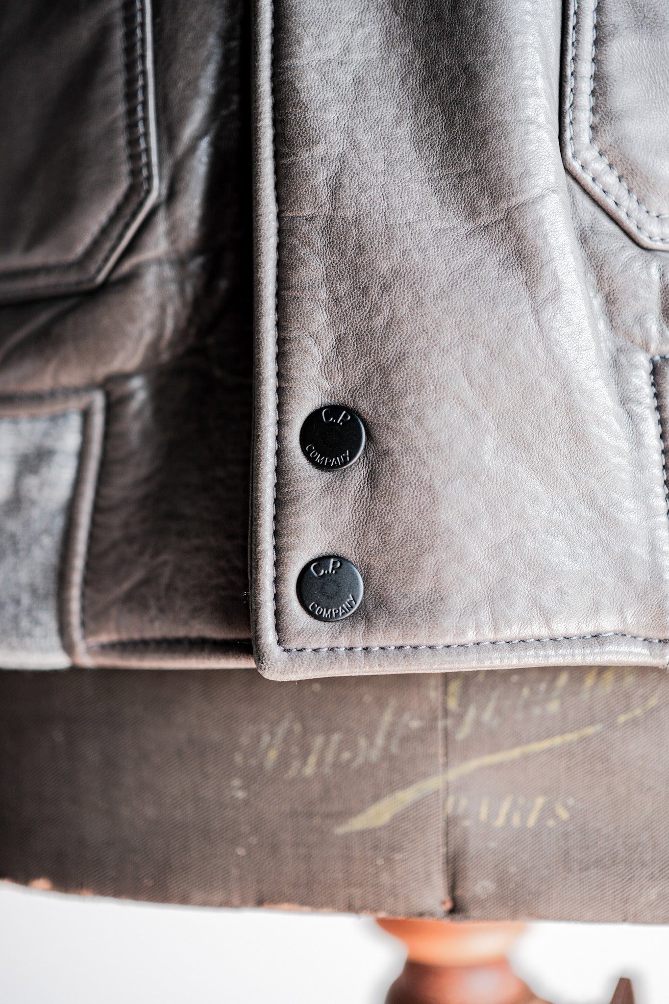 【08AW】Old C.P.Company Leather Jacket Size.50