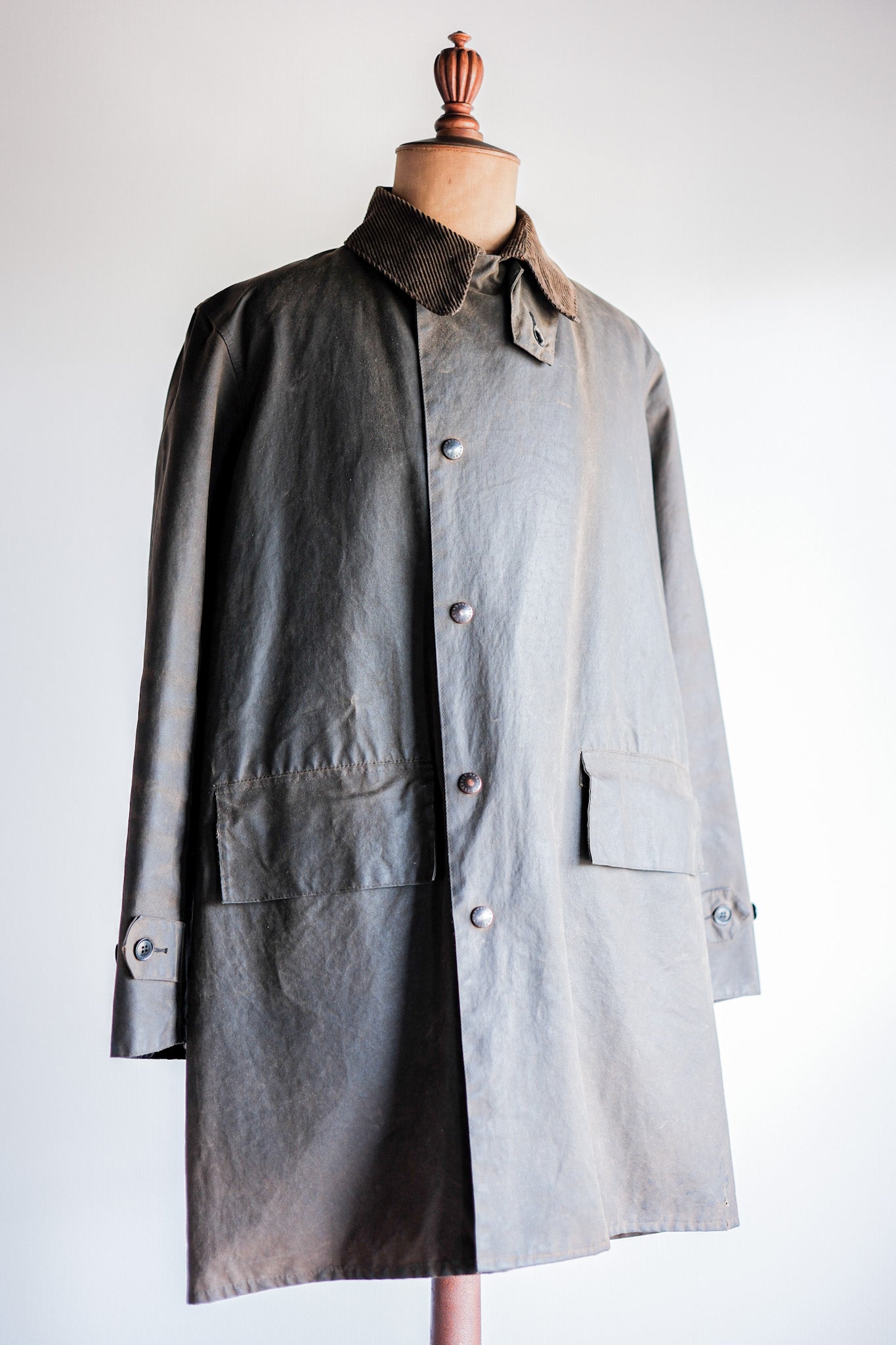 【~80's】Vintage Barbour "3/4 COAT" 2 Crest