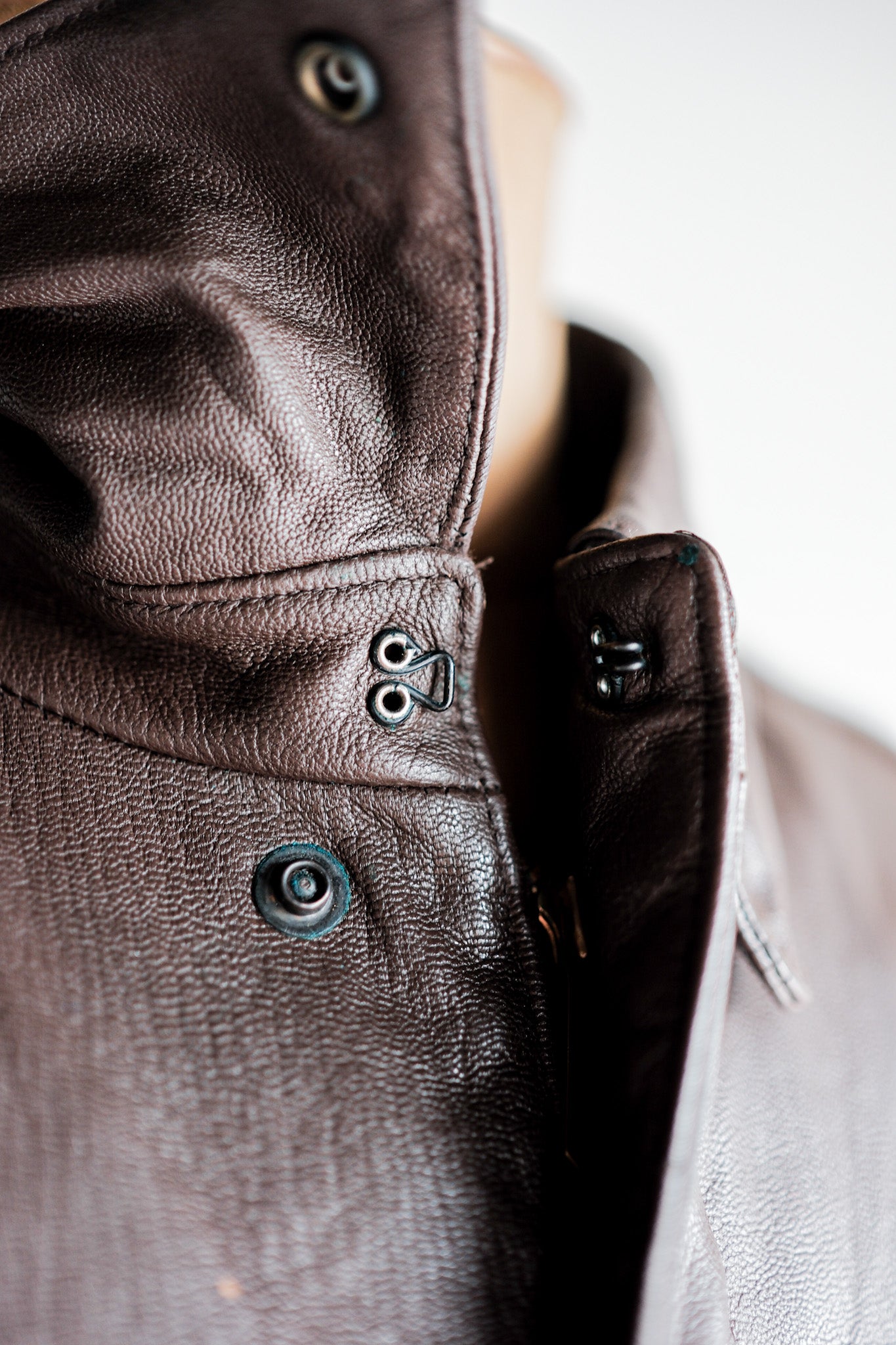 【~80's】Willis&Geiger A-2 Type Leather Flight Jacket Size.44 "Made in U.S.A."