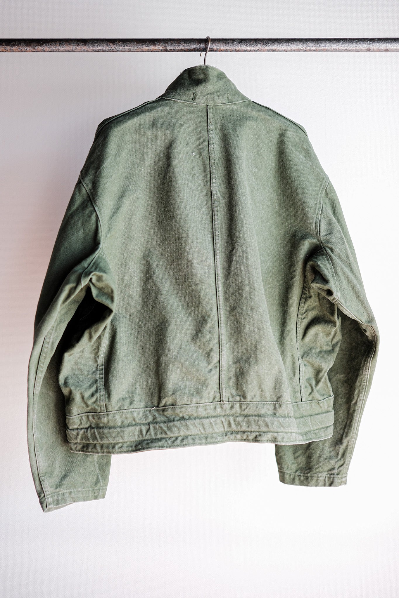 【~60's】Swedish Army Dispatch Rider Motorcycle Jacket Size.C56