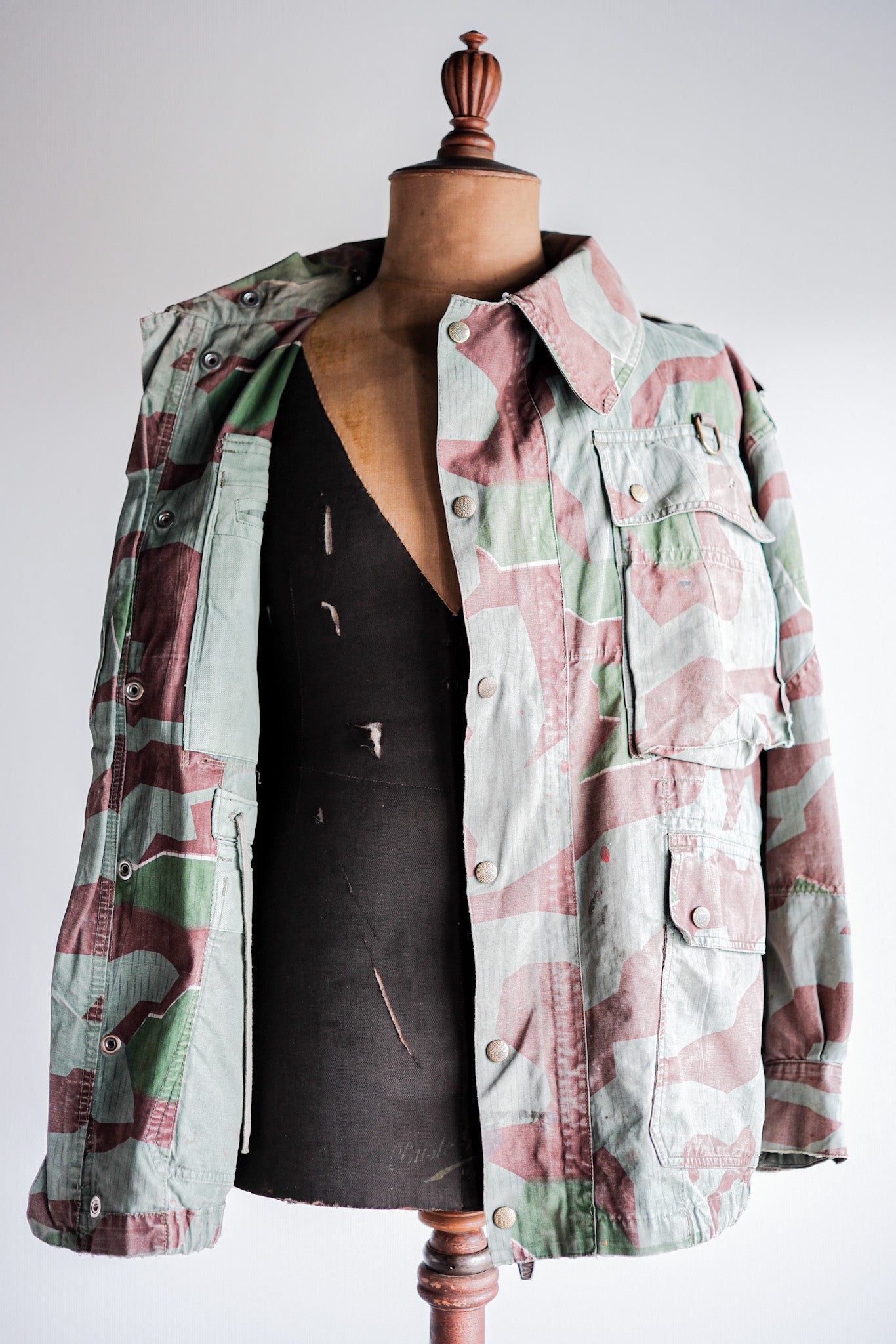 【~50's】German Army Splinter Camouflage Paratrooper Jacket