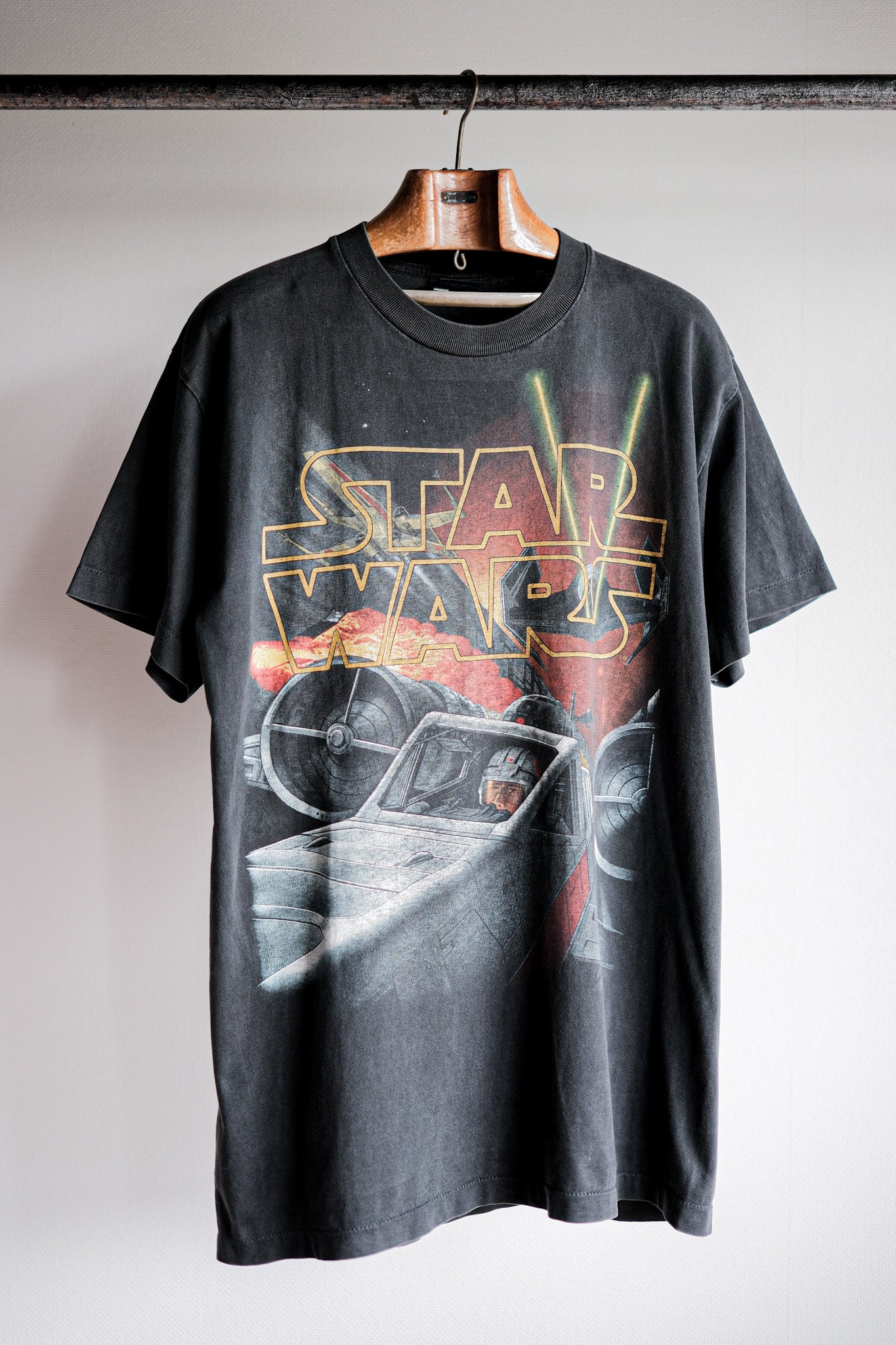 【~90's】Vintage Movie Print T-shirt Size.L "Star Wars" "Made in U.S.A."