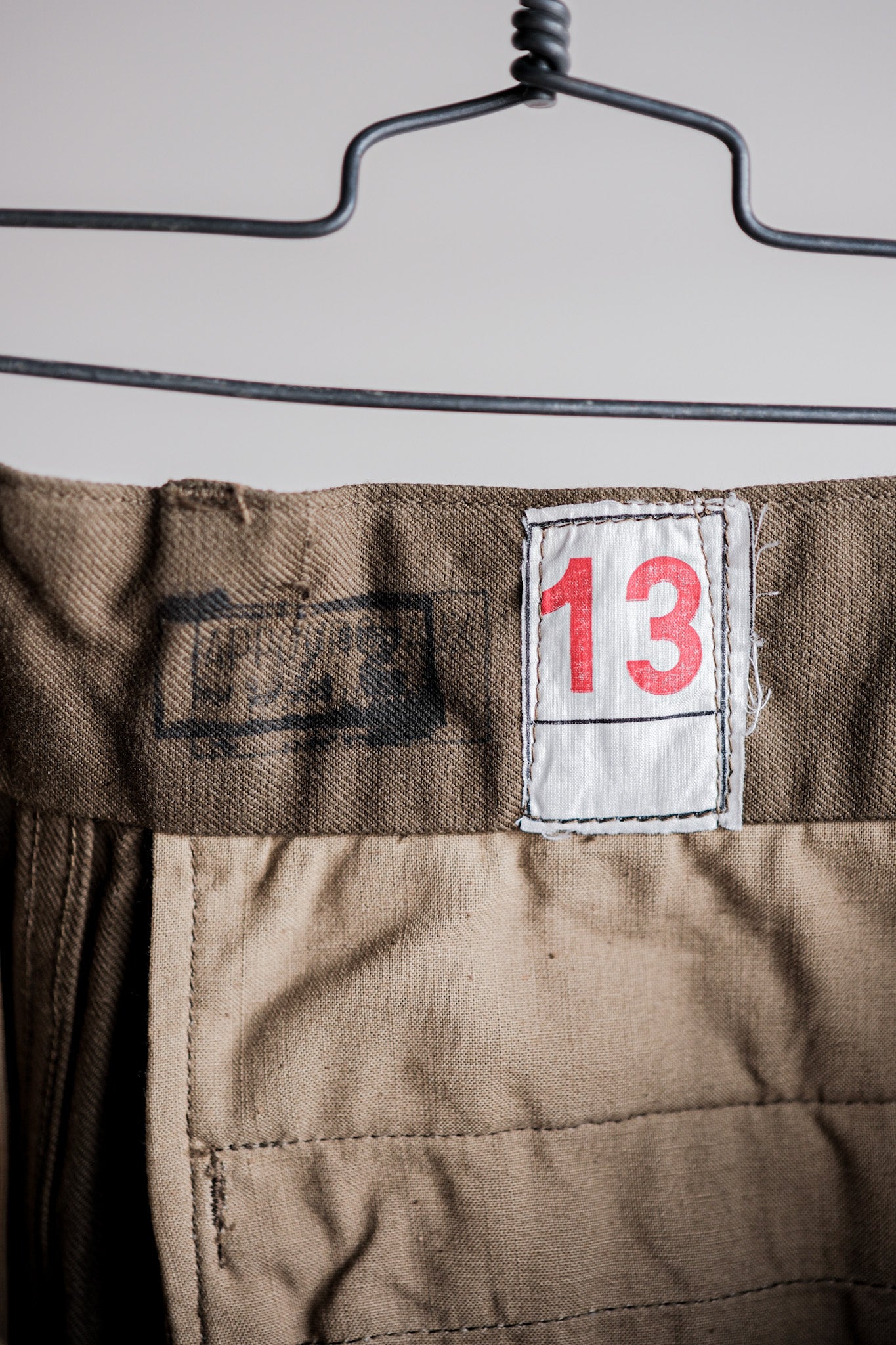 【~50's】French Army M47 Field Trousers Size.13 "Dead Stock"