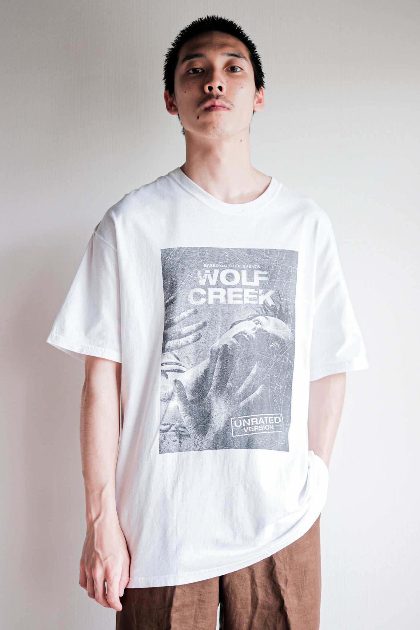 【~00's】Vintage Movie Print T-shirt Size.L "WOLF CREEK"