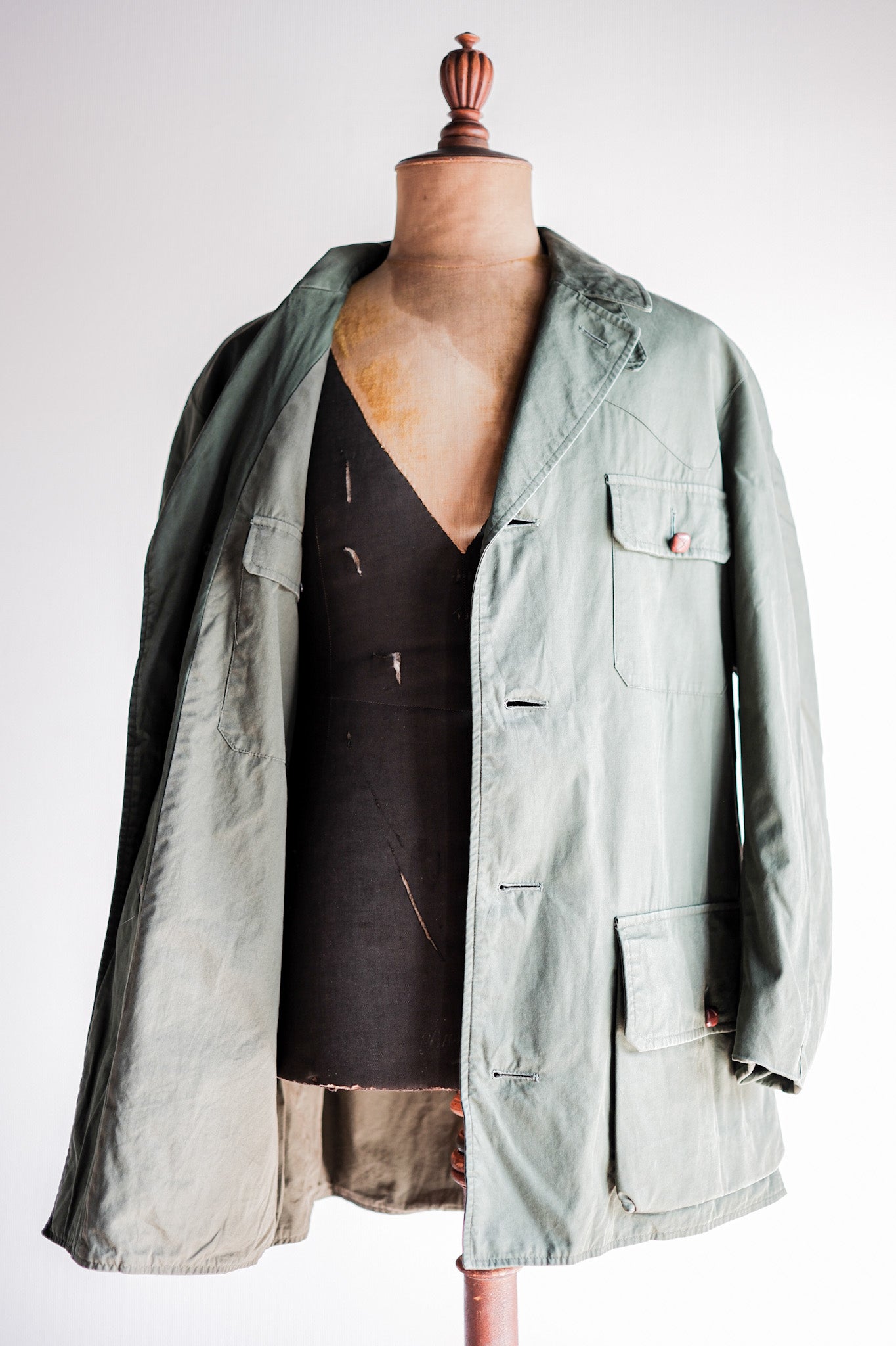 【~60’s】Vintage Grenfell Shooter Jacket Size.42 “Mountain Tag”