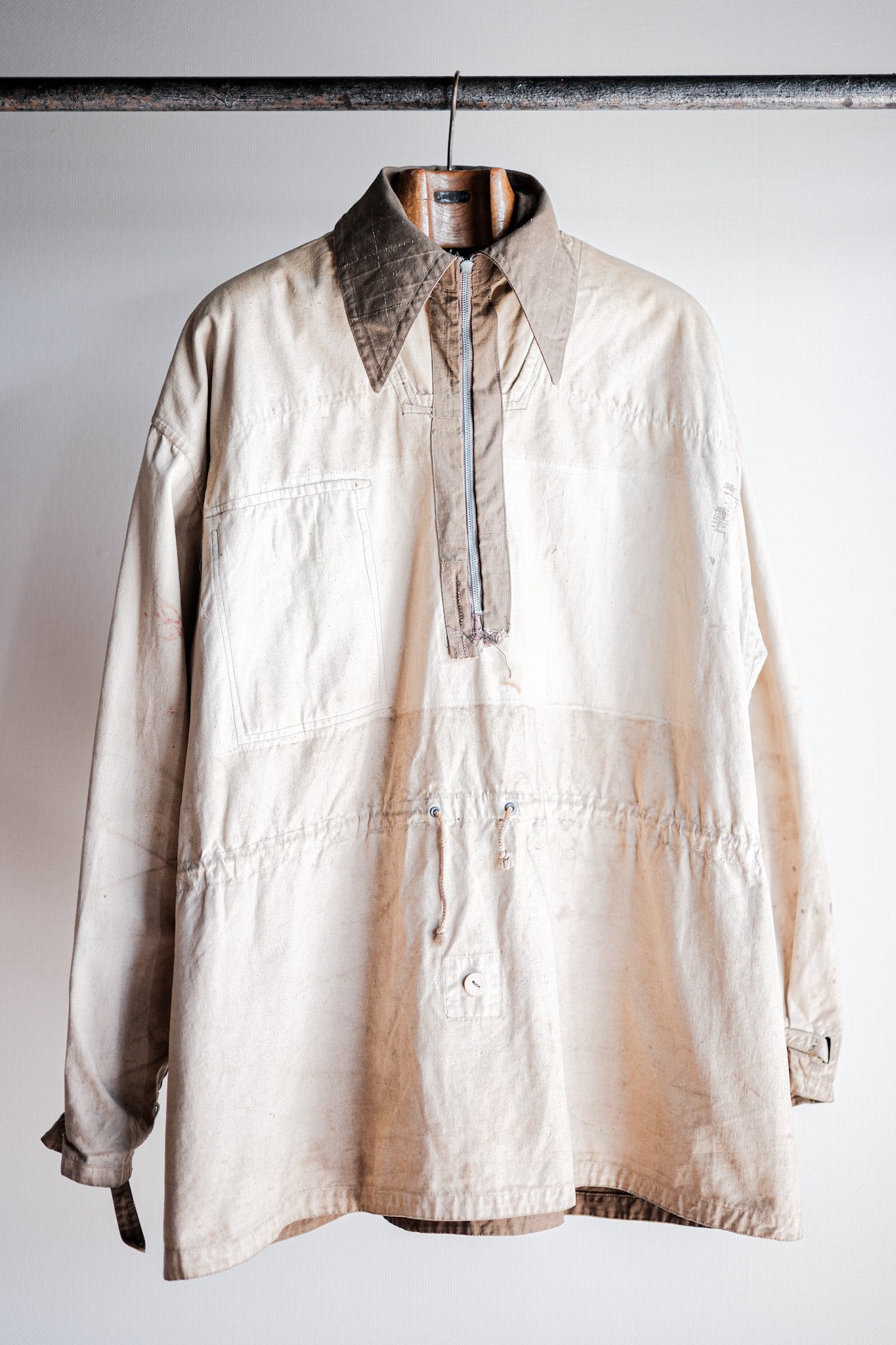 【~40's】German Army M42 Gebirgsjäger Reversible Windbluse "1st Type" "Original Modified"