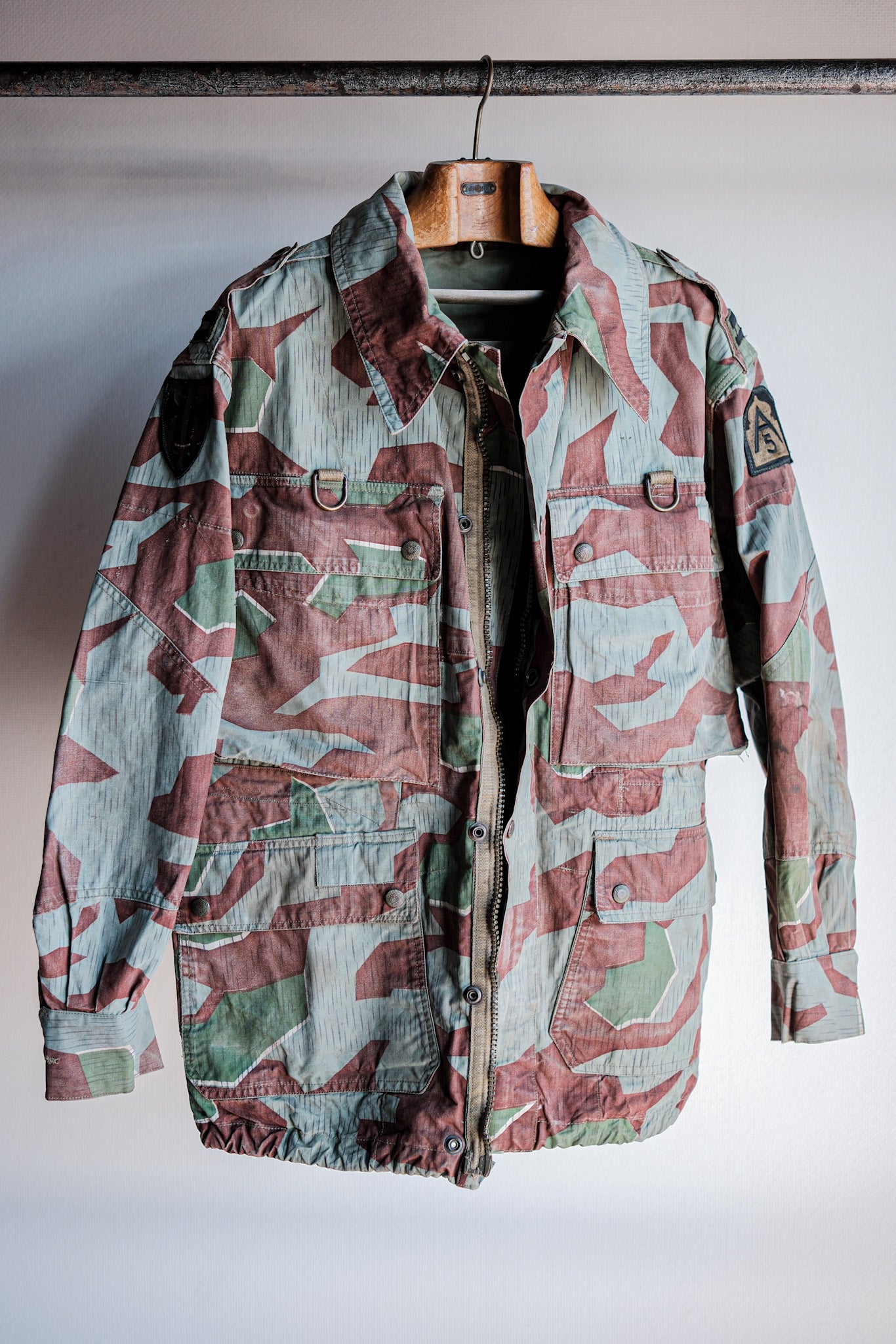 【~50's】German Army Splinter Camouflage Paratrooper Jacket