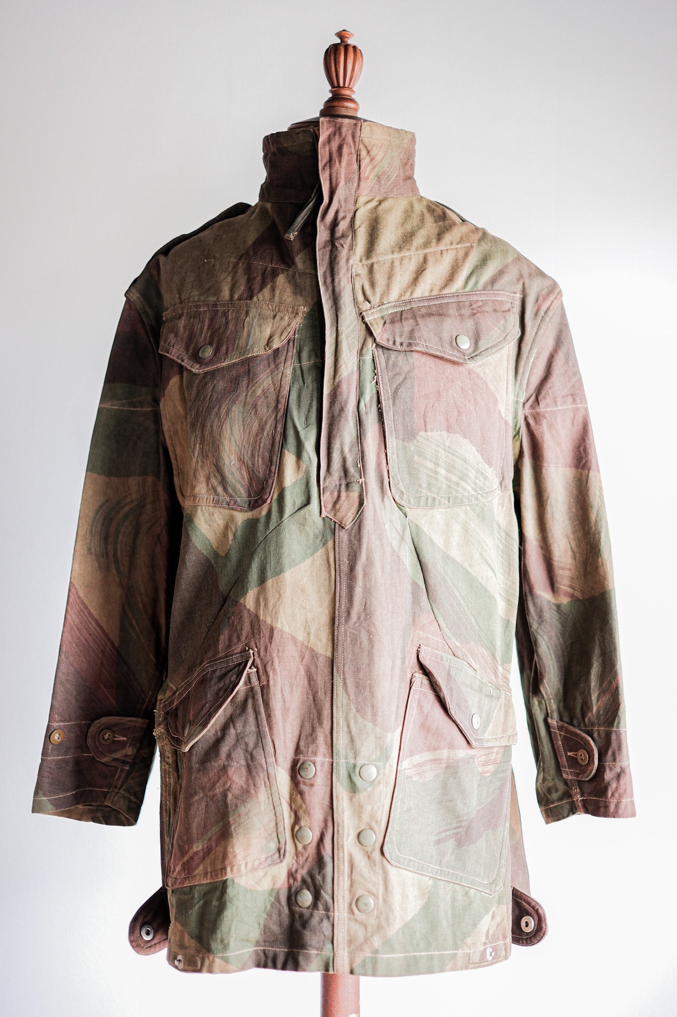 【~50's】British Army Airborne Troops Brushstroke Camouflage Denison Smock Size.3 "SAS"