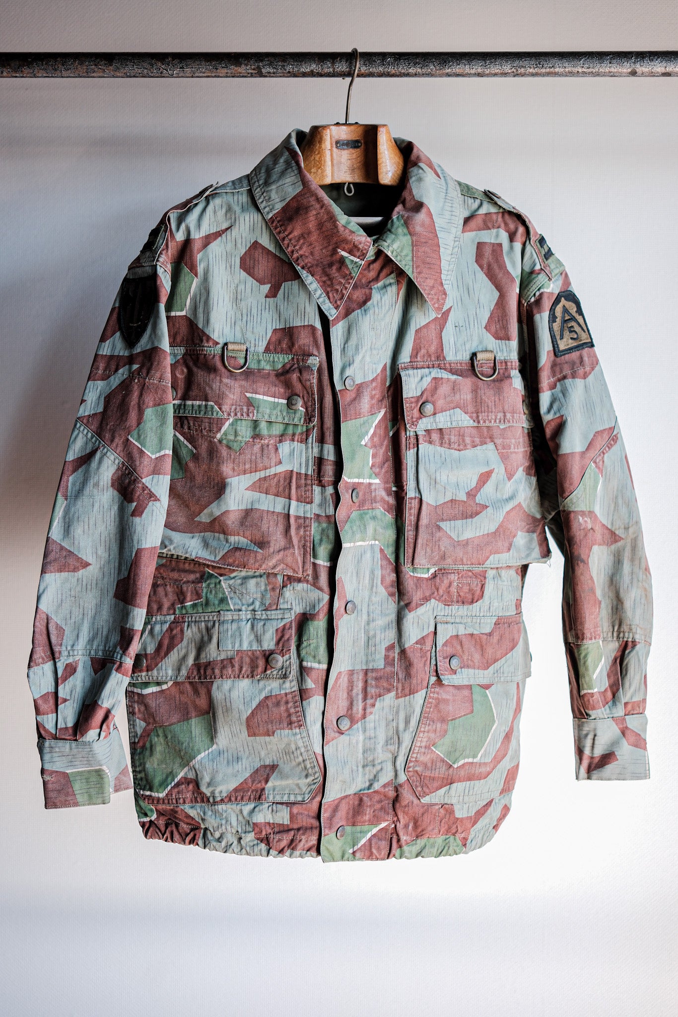 【~50's】German Army Splinter Camouflage Paratrooper Jacket
