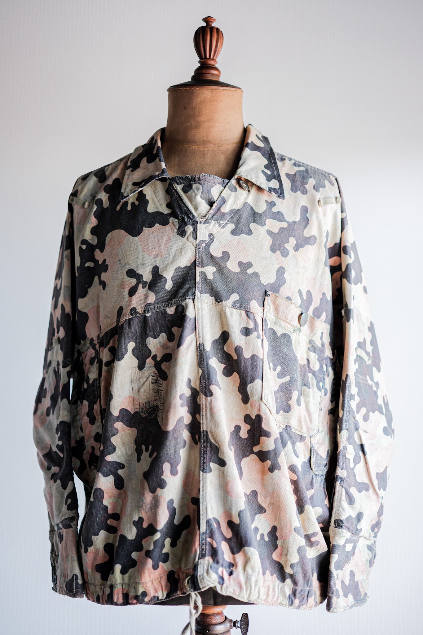 【~50's】Czechoslovakian Army Dubaky Camouflage Reversible Smock