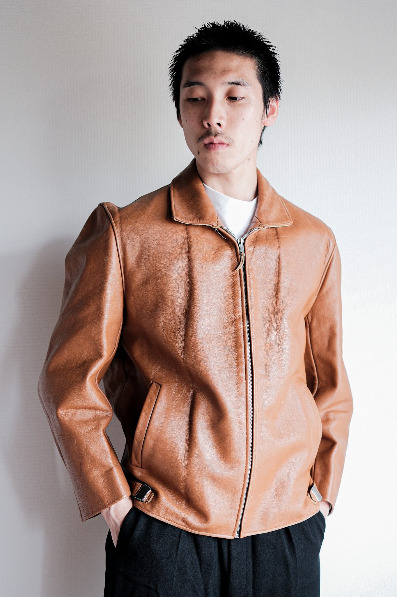 【~50’s】German Vintage Leather Jacket