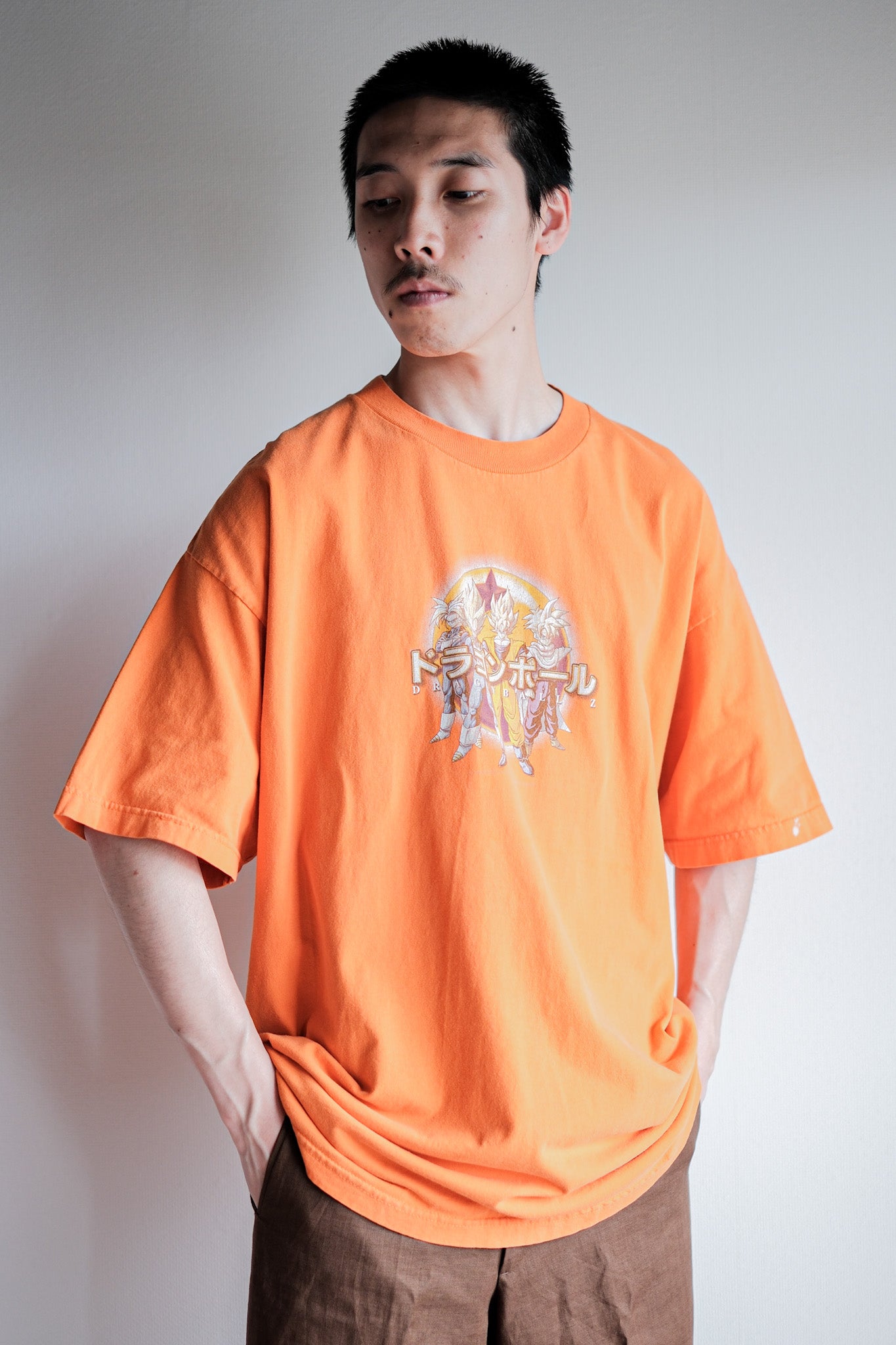 【~90's】Vintage Anime Print T-shirt Size.XL "Dragon Ball" "Made in U.S.A."