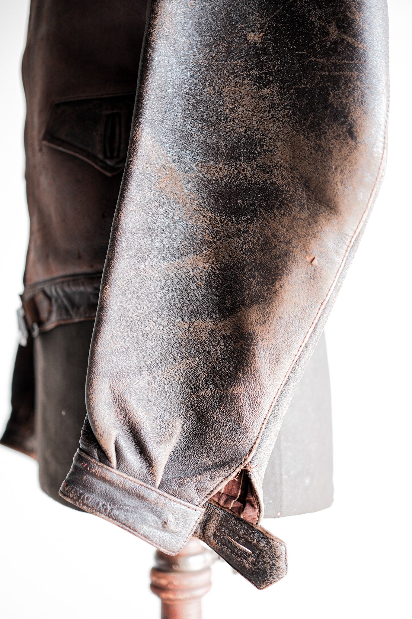 【~40's】French Vintage Hartmann Type Leather Jacket