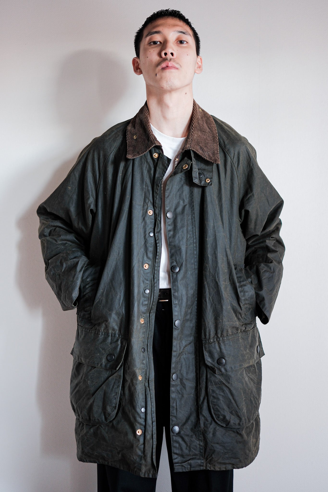 【~90’s】Vintage Barbour "GAMEFAIR" 3 Crest Size.42