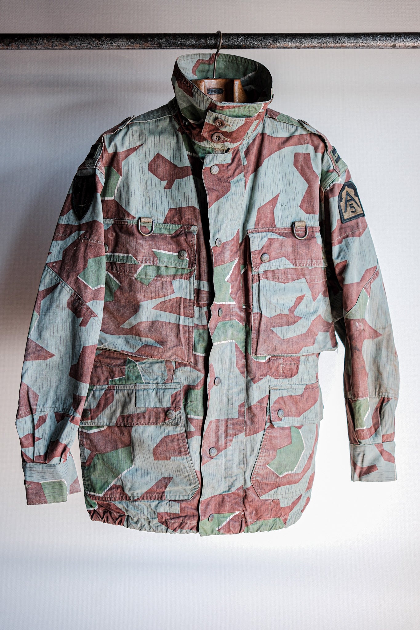 【~50's】German Army Splinter Camouflage Paratrooper Jacket
