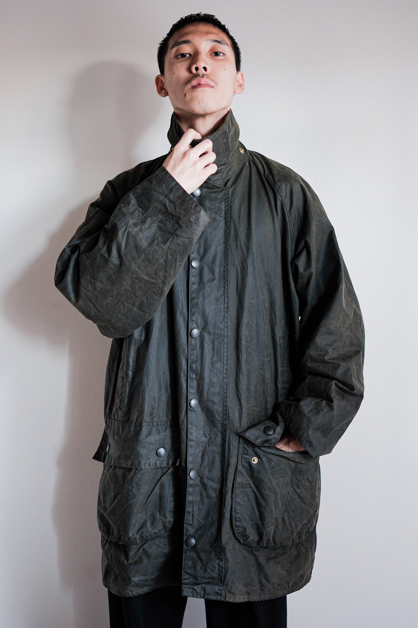 【~90’s】Vintage Barbour "GAMEFAIR" 3 Crest Size.42