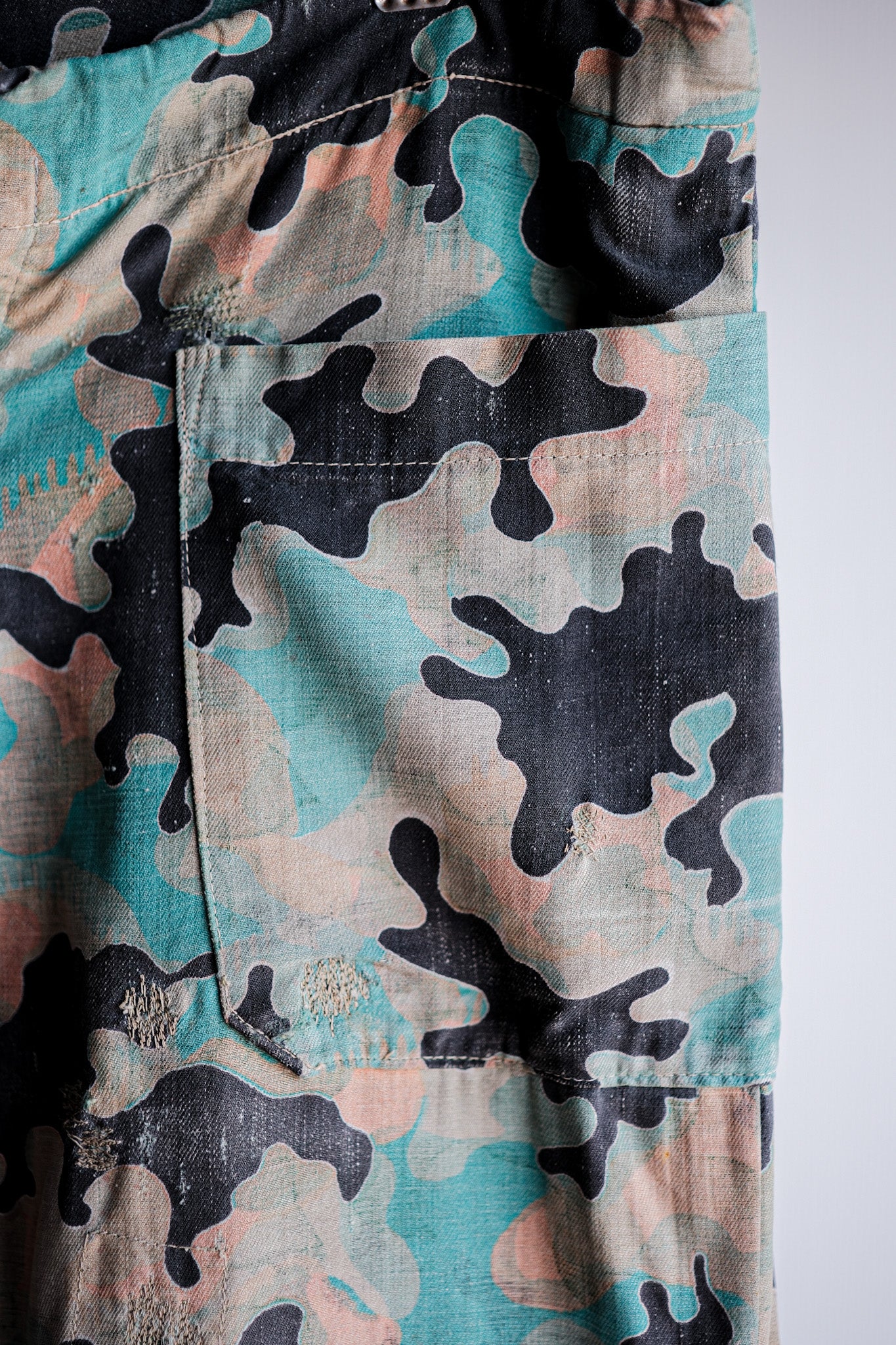 【~50's】Czechoslovakian Army Dubaky Camouflage Reversible Trousers