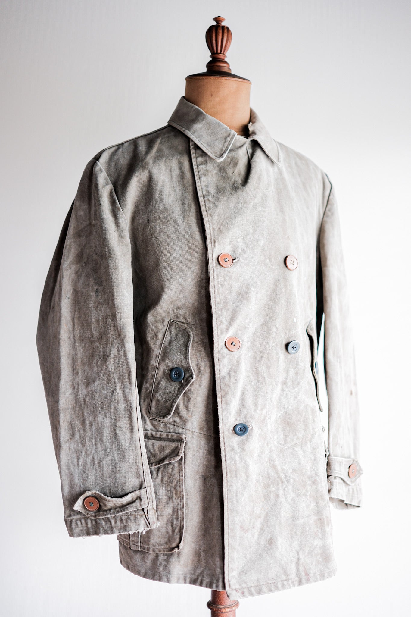 【~40's】German Army Mountain Trooper Double Breasted Jacket