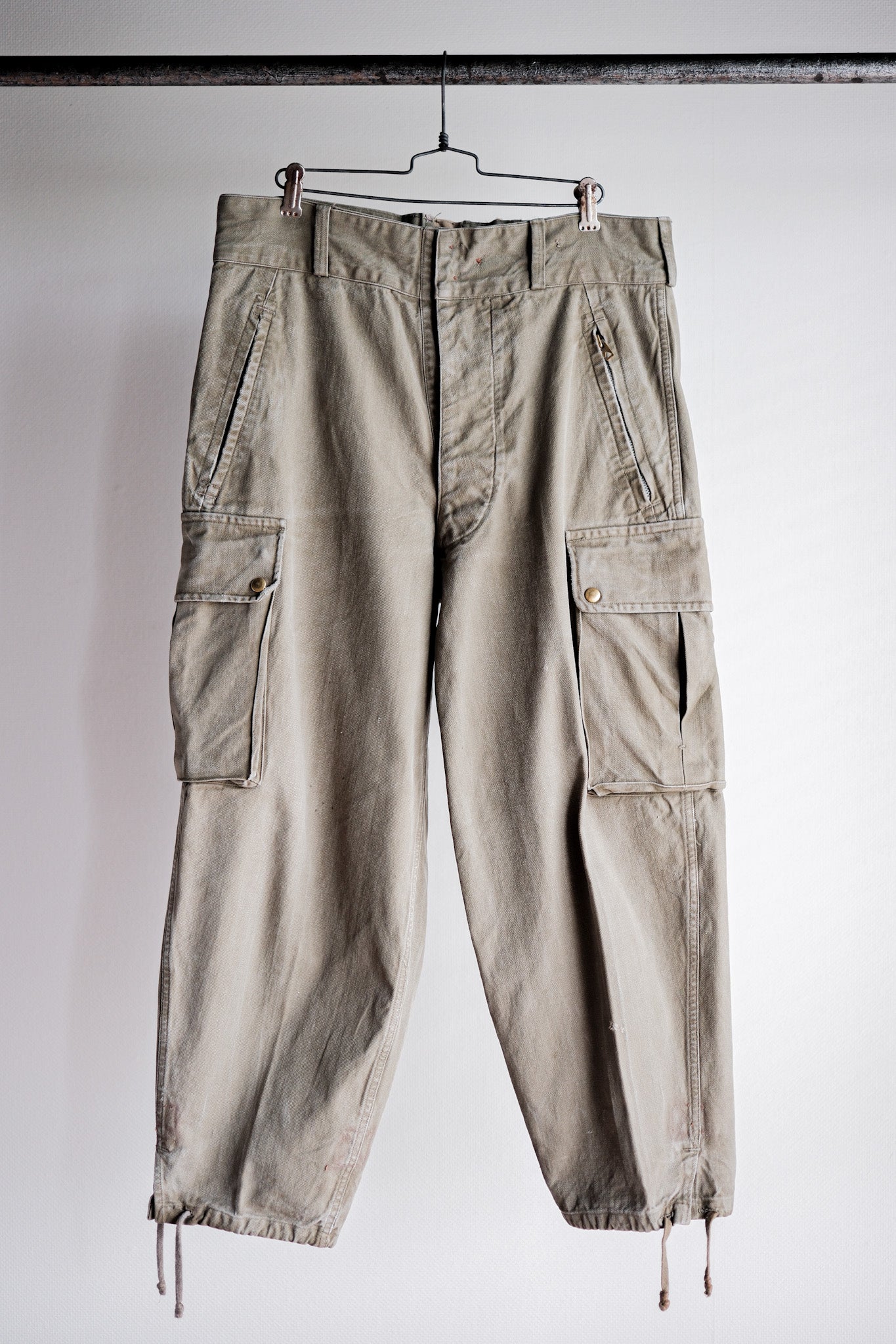 【~40's】French Army TAP47 Paratrooper Trousers "1st Type"