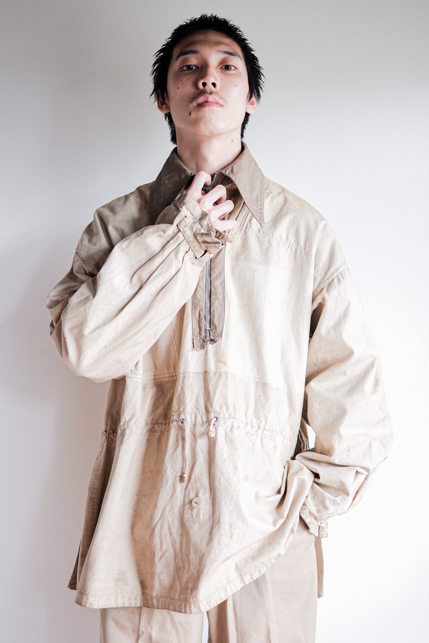 【~40's】German Army M42 Gebirgsjäger Reversible Windbluse "1st Type" "Original Modified"