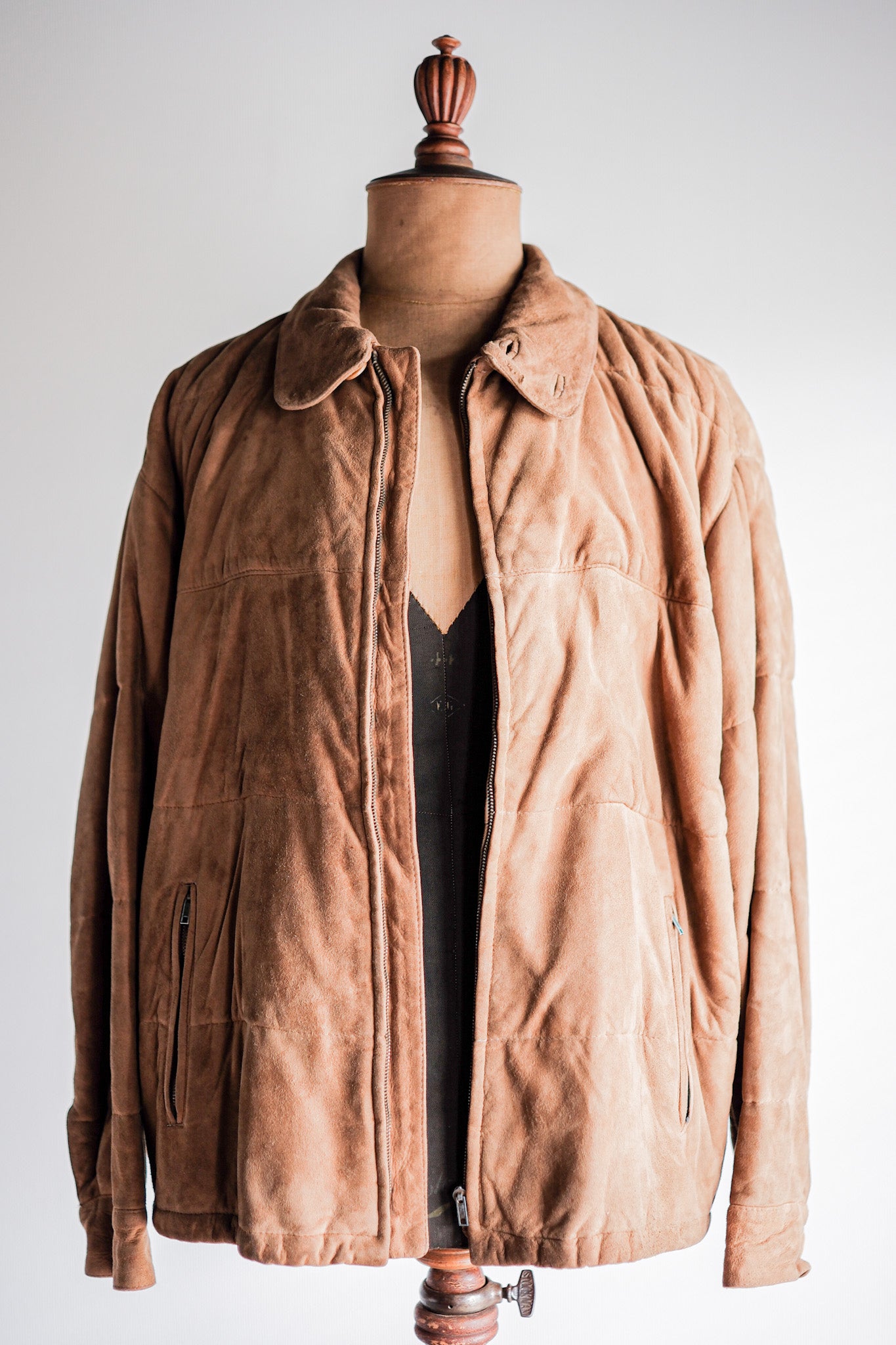 【~80's】Old GIORGIO ARMANI Suede Leather Jacket