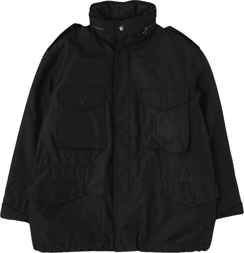 【~90’s】Old allegri M-65 Type Black Nylon Jacket Size.48