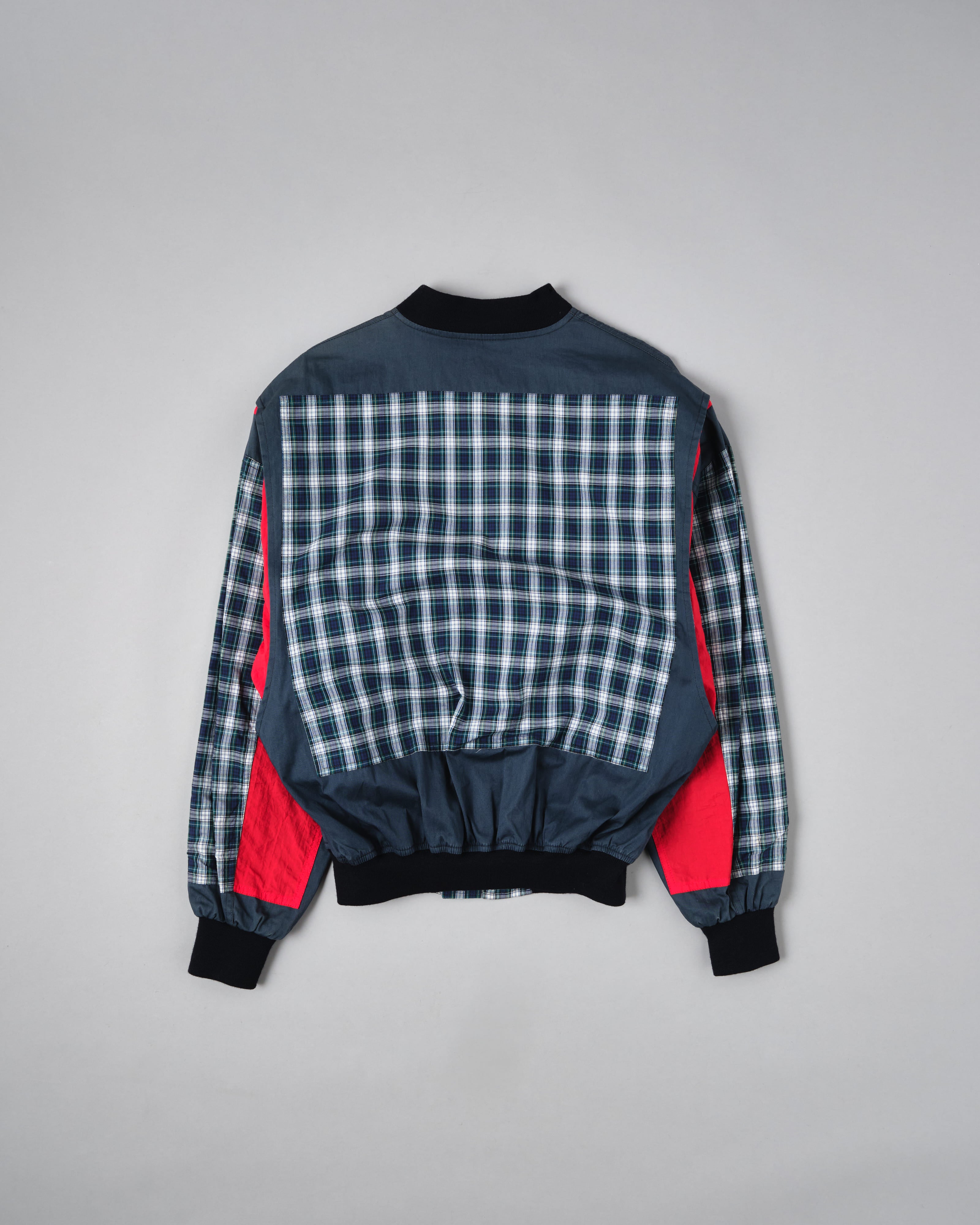 【~80's】Vintage Façonnable Cotton Nylon Crazy Pattern Blouson Size.5