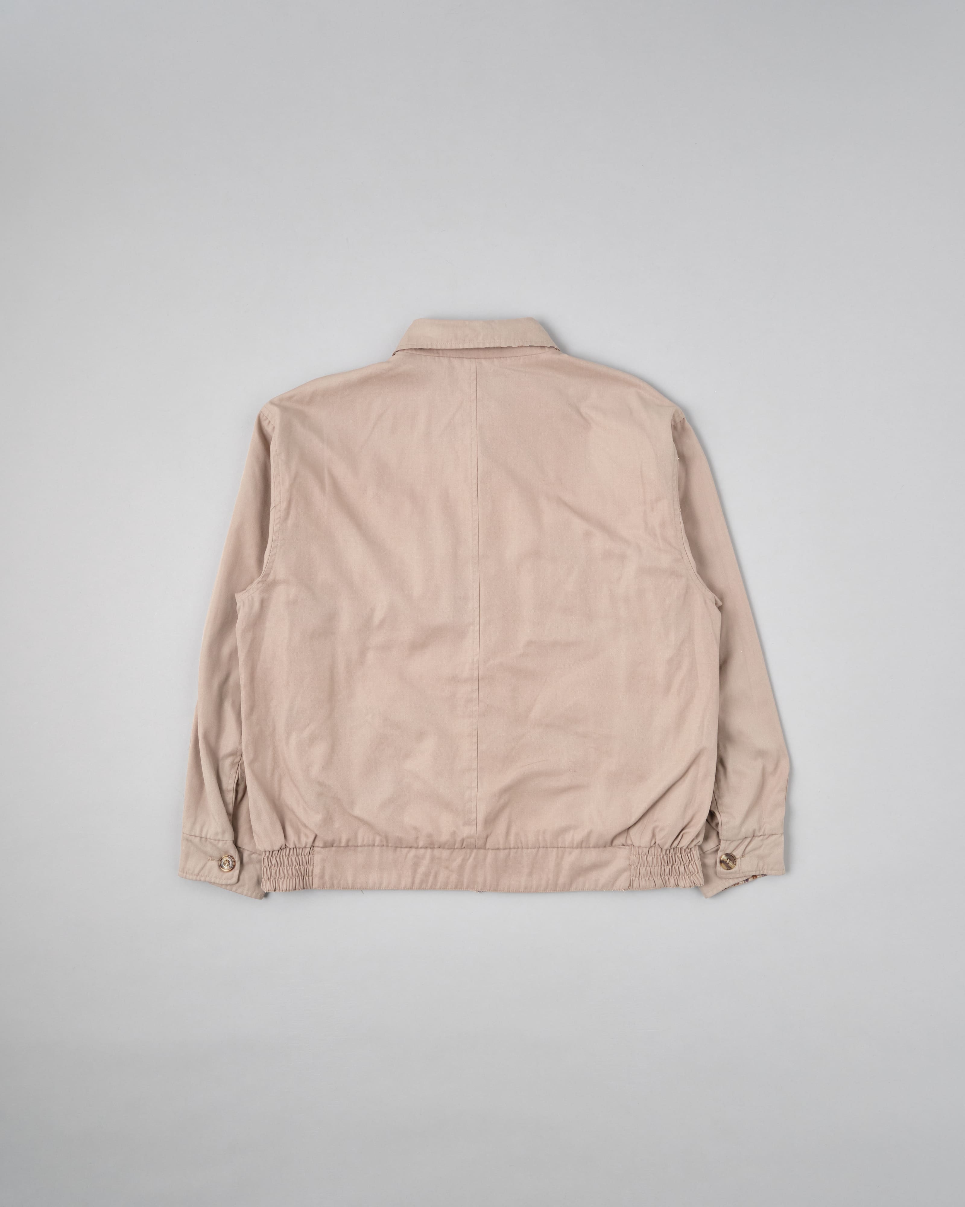 【~00's】Old Aquascutum Club Check Reversible Harrington Jacket Size.M