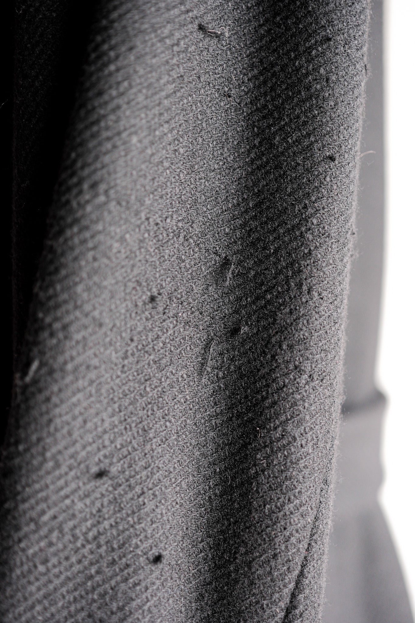 【~00's】Old Hermès Paris Cashmere Mix Wool Belted Coat by Martin Margiela