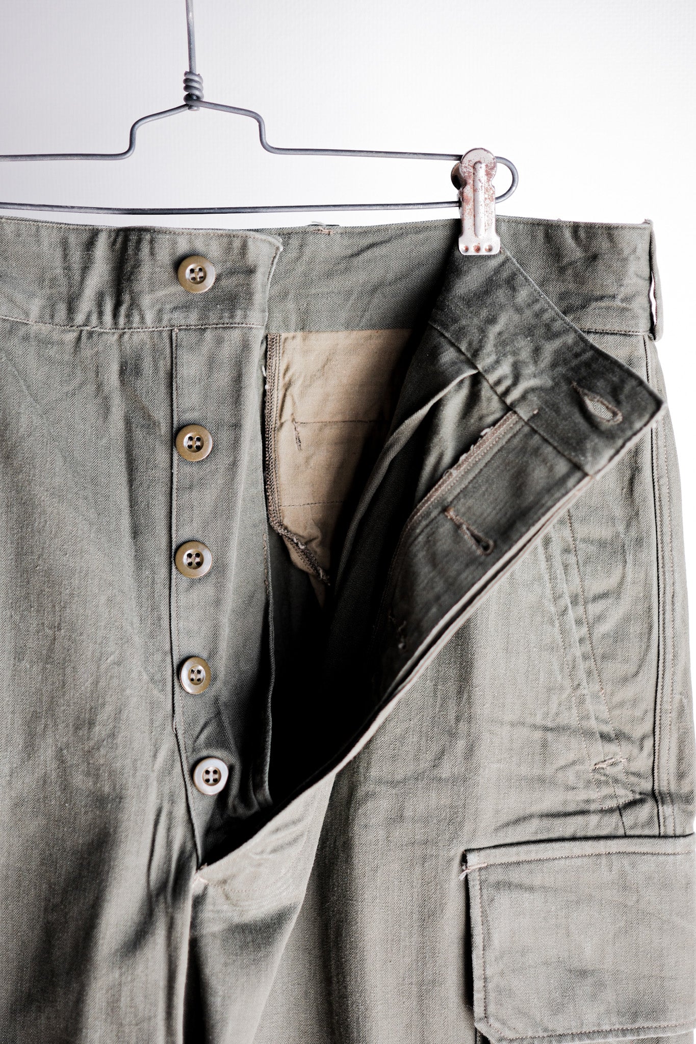 【~60's】French Army M47 Field Trousers Size.33 "Dead Stock"