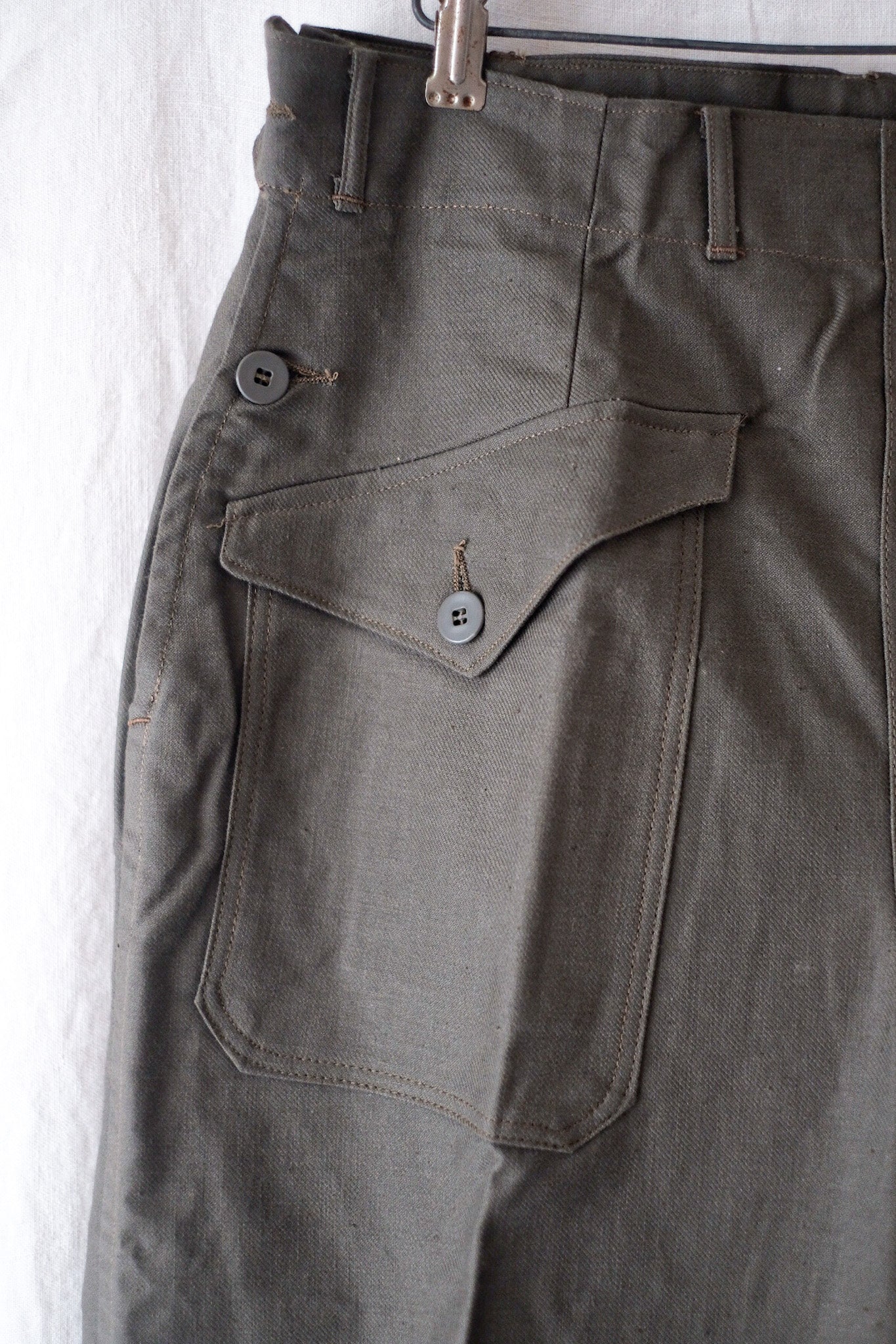 【~50's】Swedish Army M39 Trousers "Dead Stock"