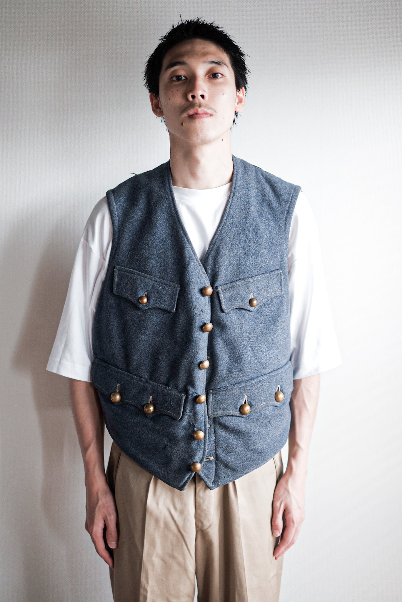 【~10's】WW1 French Army Wool Gilet