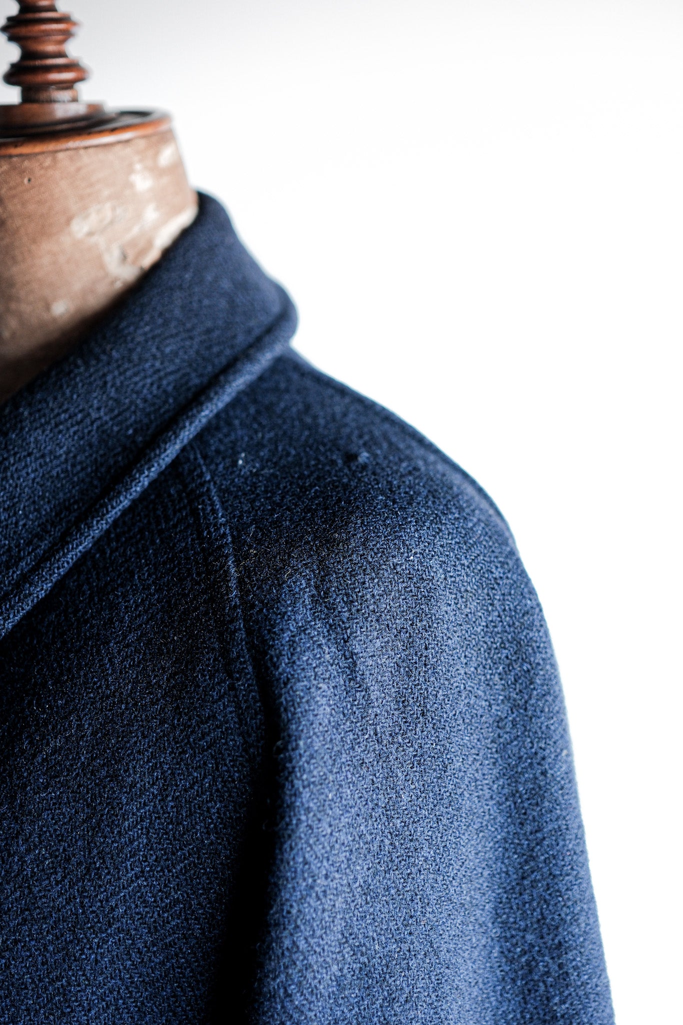 【~80's】Vintage Burberry's Single Raglan Balmacaan Coat Size.54RL "HARRIS TWEED" "Kraft 別注"