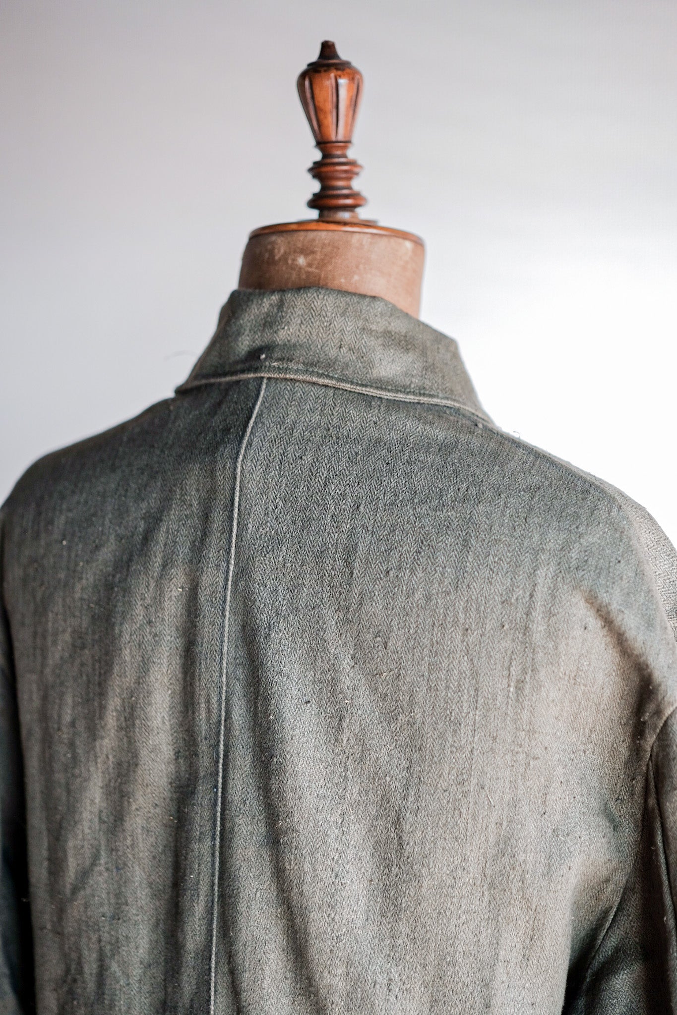 【~30's】German Air Force Green Linen HBT Jacket "Luftwaffe" "Dead Stock"